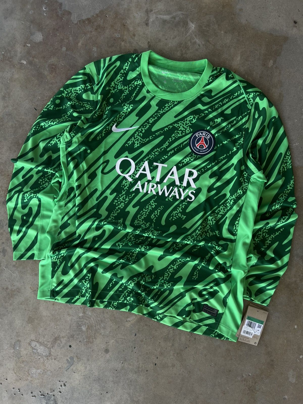 Vintage Blokecore Nike PSG Goalkeeper Soccer Futbol Jersey Kit Size US XL / EU 56 / 4 - 1 Thumbnail