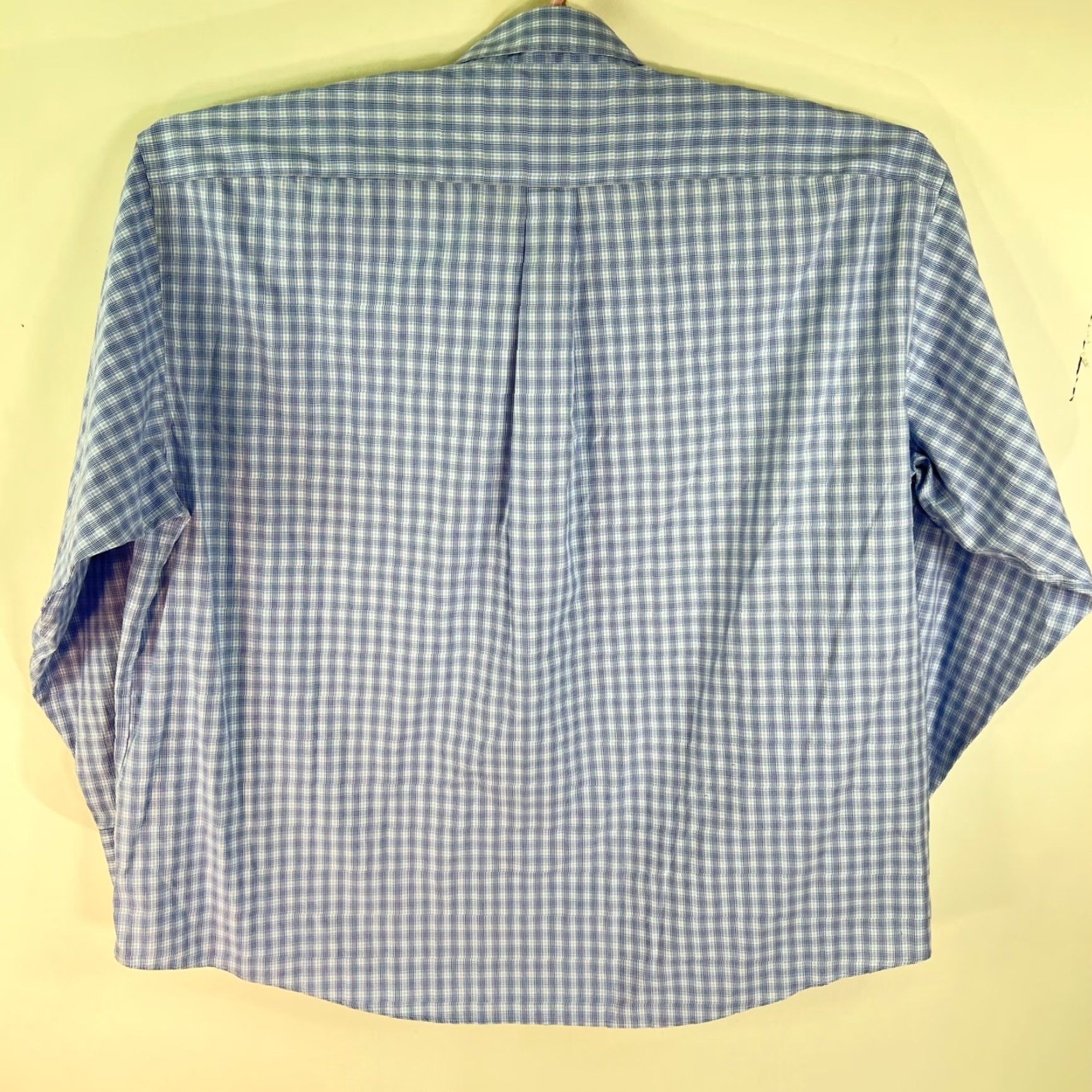 Joseph Joseph & Fess Button Up Plaid Shirt Mens 3XL Blue Size US XXL / EU 58 / 5 - 5 Thumbnail