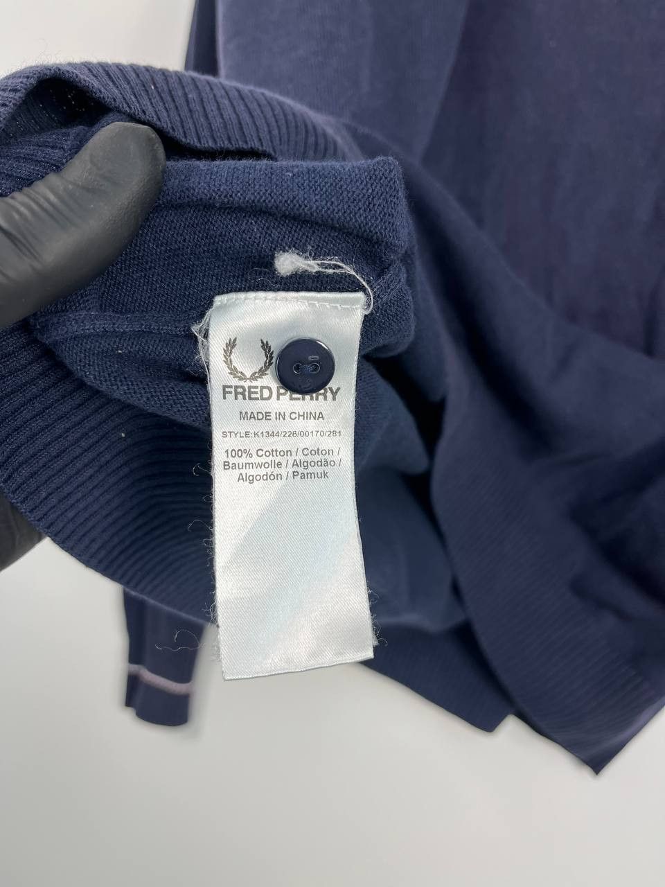 Fred Perry Fred Perry Long Sleeve Polo Shirt Knit Navy Mens Size M Size US M / EU 48-50 / 2 - 4 Thumbnail