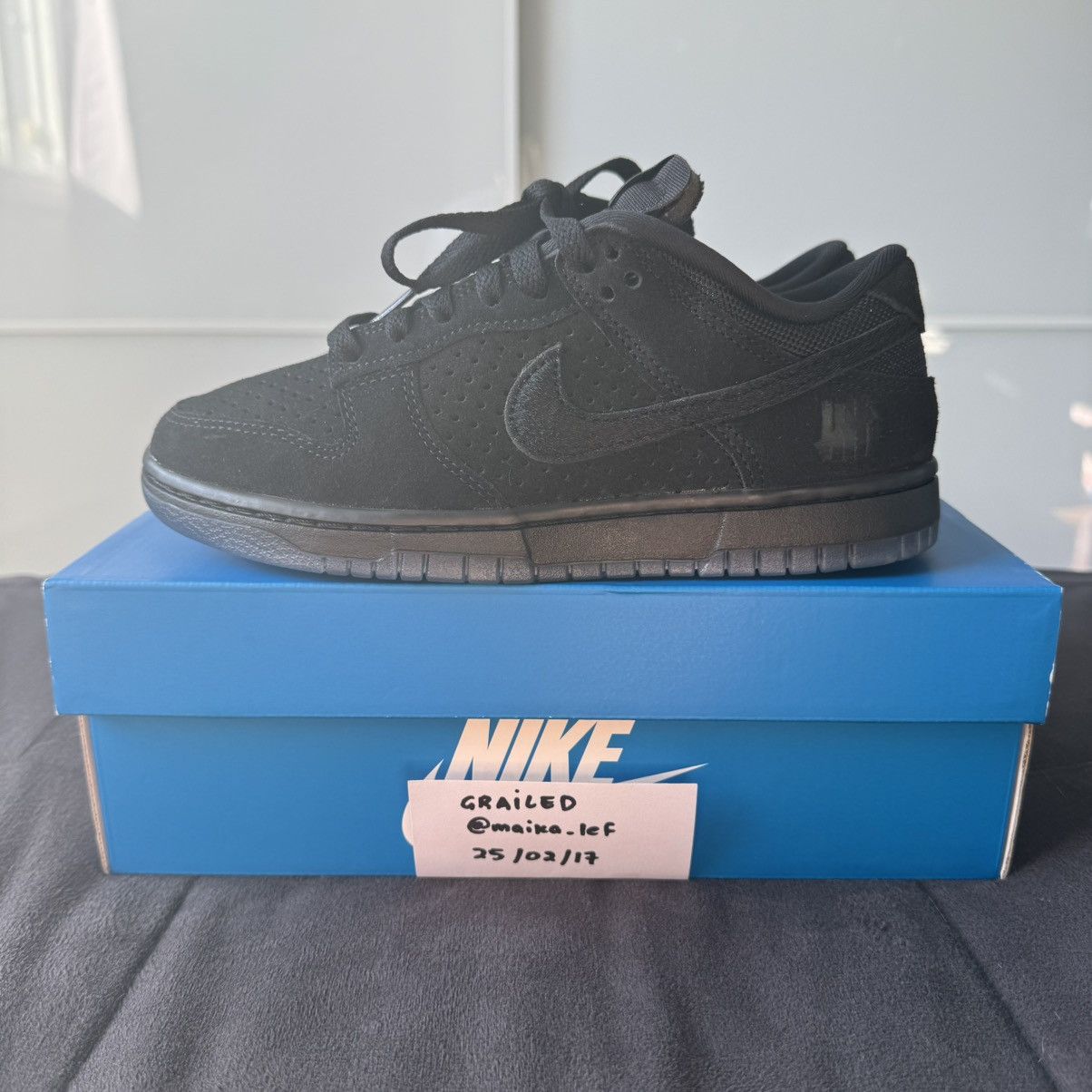 Nike × Undefeated Nike Dunk Low Undefeated 5 “On It Black” Size US 5 / EU 37 - 10 Thumbnail