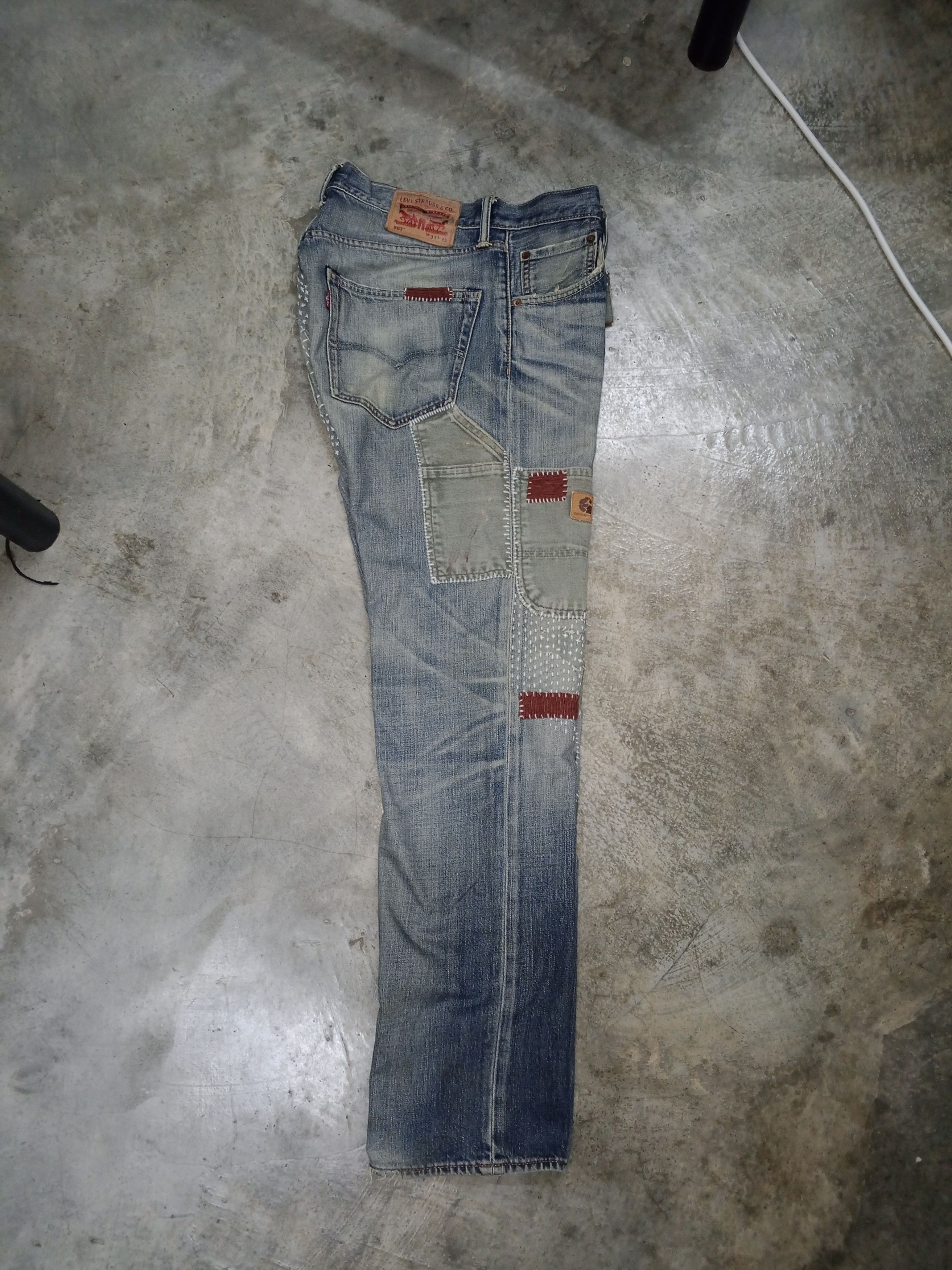 Levi's Levi's x Carhartt Carpenter sashiko custom Size US 32 / EU 48 - 7 Thumbnail
