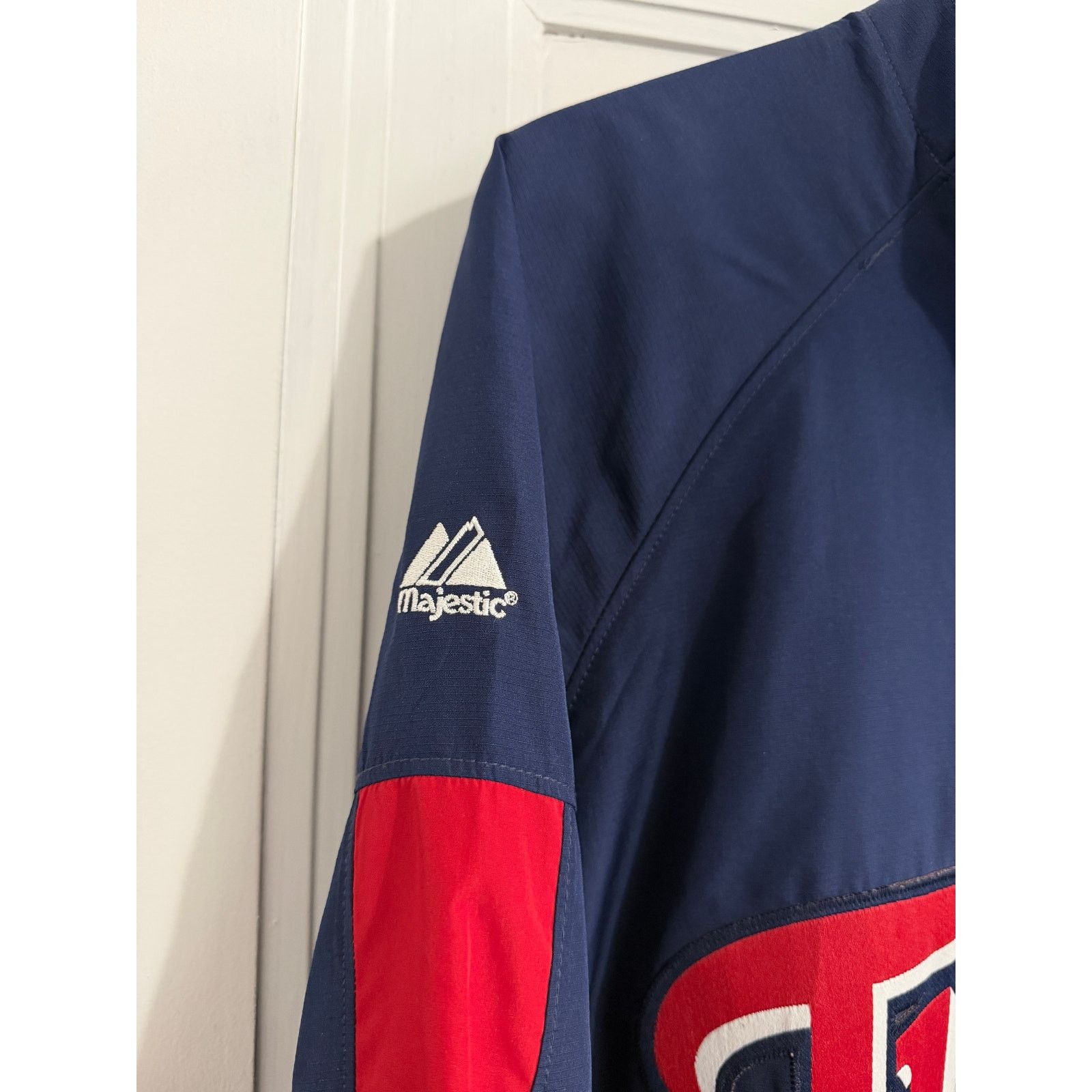Majestic Minnesota Twins Majestic 1/4-Zip Windbreaker Jacket Size L Size US L / EU 52-54 / 3 - 3 Thumbnail