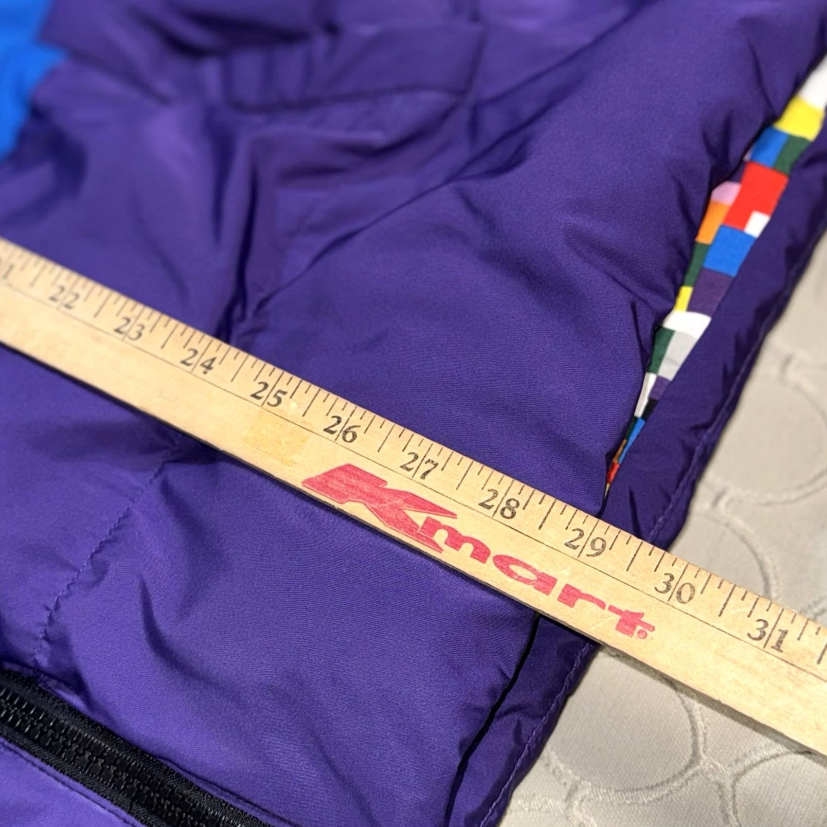 LEGO LEGO x Target Puffer Vest Mens XL Black Blue Purple Colorblock Zip Lined Warm Size US XL / EU 56 / 4 - 7 Thumbnail