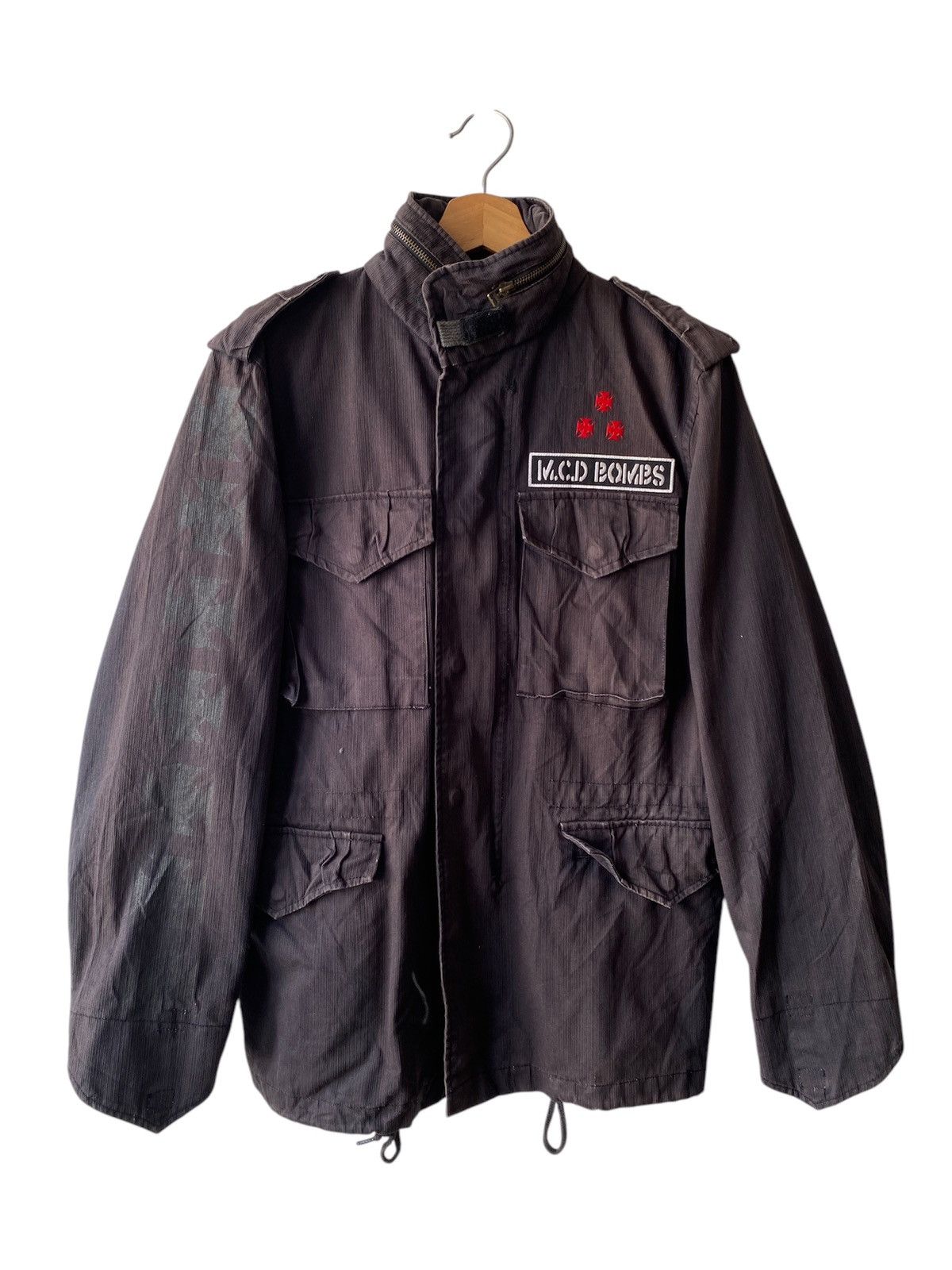 Japanese Brand × Seditionaries × Tornado Mart M.C.D Bombs System Error Design Sunfaded Jacket Size US S / EU 44-46 / 1 - 2 Thumbnail