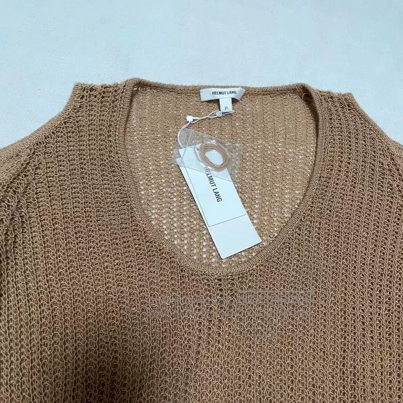 Helmut Lang HELMUT LANG size P Khaki Brown Off Shoulder Asymmetrical Kn Size M / US 6-8 / IT 42-44 - 4 Thumbnail