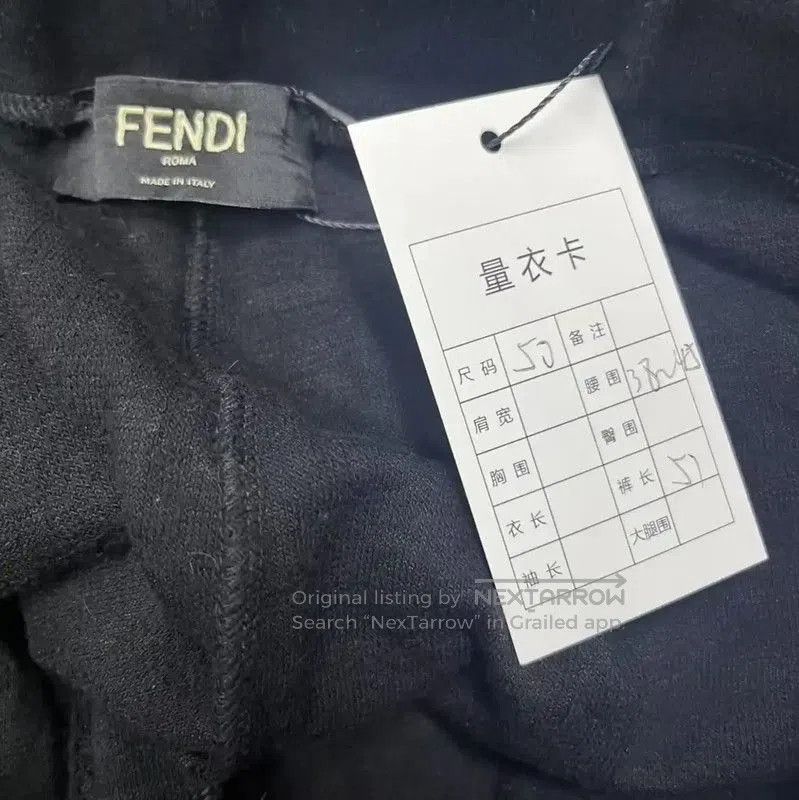 Fendi FENDI Black Cotton Men's Shorts XXL Size . Size US 44 / EU 60 - 3 Thumbnail