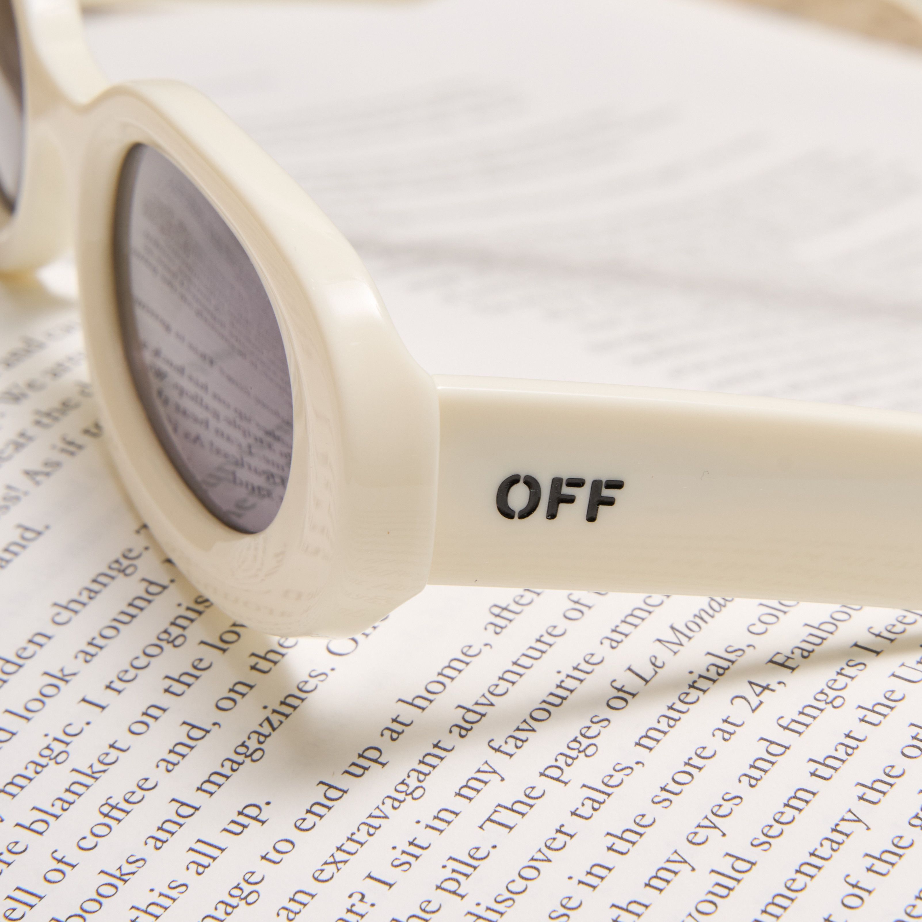 Off-White OFF WHITE Amalfi Oval-Frame Sunglasses WHITE Size ONE SIZE - 4 Thumbnail