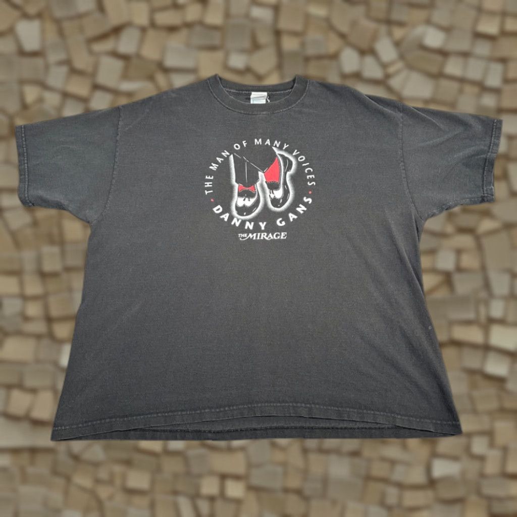 Vintage VINTAGE Mirage Las Vegas Shirt Adult 2XL Black Casino Danny Gans Many Voices 90s Size US XXL / EU 58 / 5 - 1 Thumbnail