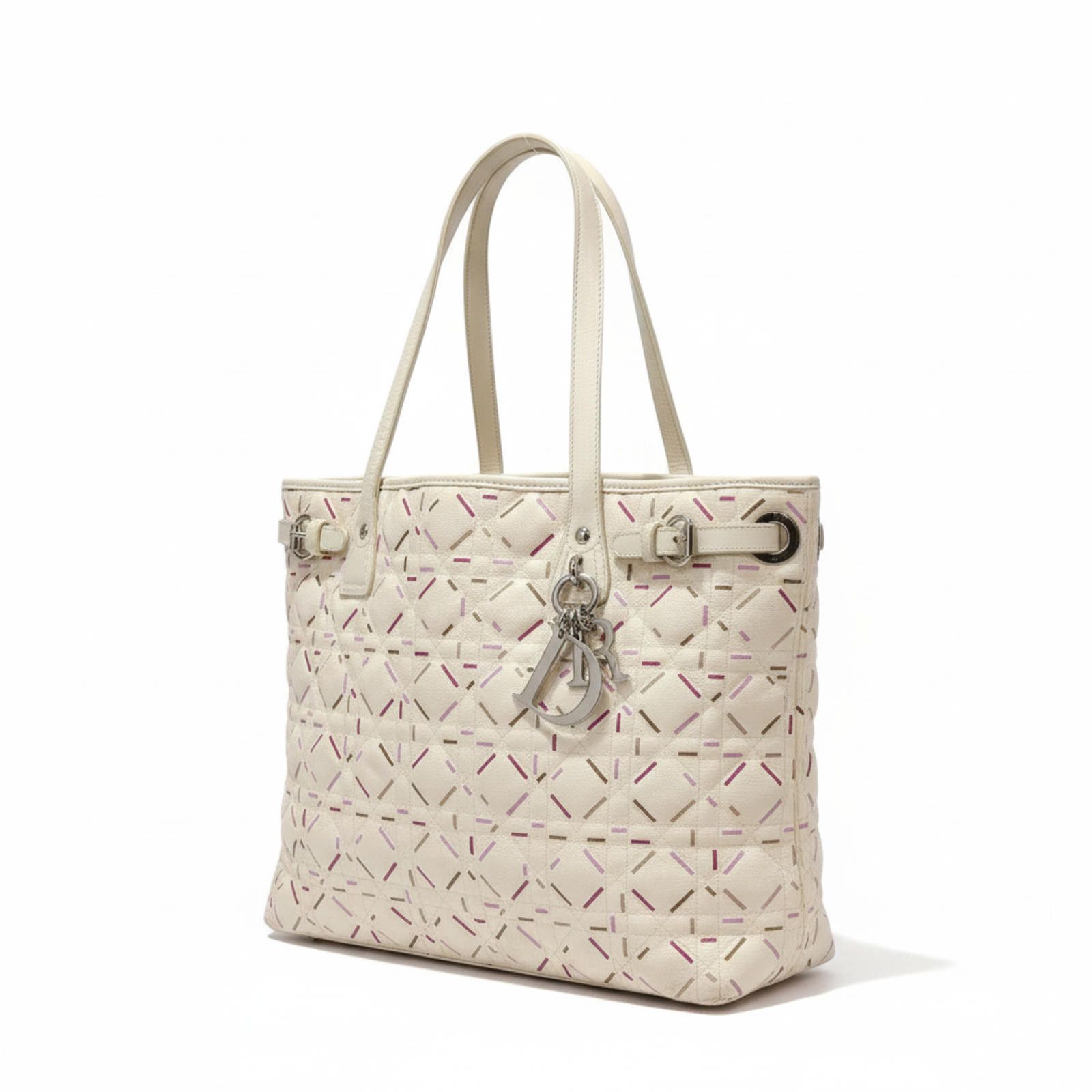 Christian Dior Monsieur Dior - Quilted Leather Tote Bag Charm Size ONE SIZE - 1 Thumbnail