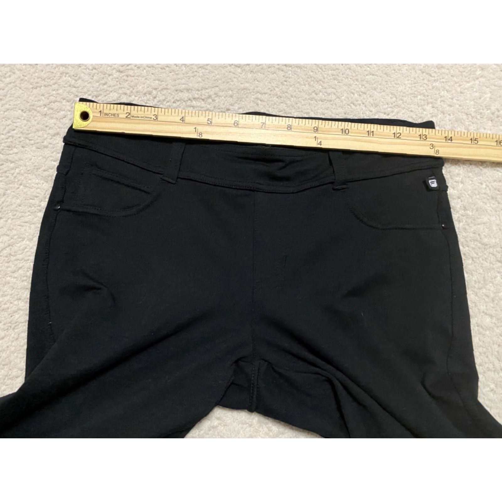 Fabletics Fabletics Womens Small Pants Leggings Solid Black Moto Style 5 Pocket Skinny Size 28" / US 6 / IT 42 - 5 Thumbnail