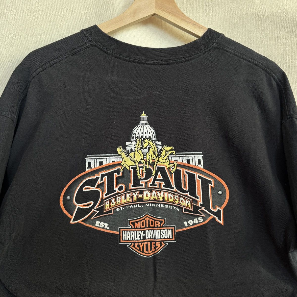 Harley Davidson Harley Davidson “Wanted” Tee - St. Paul MN Size US XL / EU 56 / 4 - 5 Thumbnail