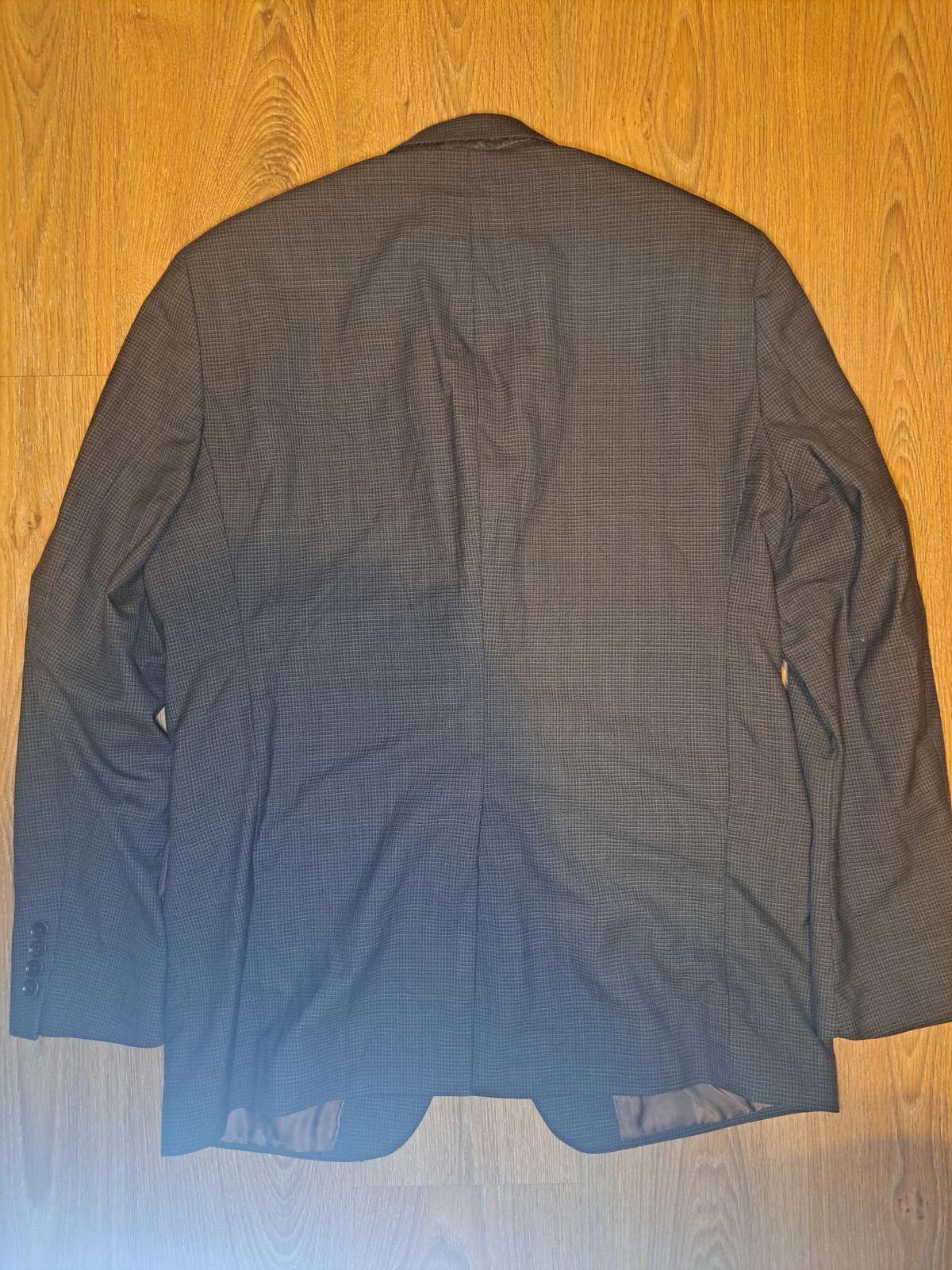 Hart Schaffner Marx Hart Schaffner Marx Sport Coat Mens 42L Brown Wool Nailhead Size 42L - 10 Thumbnail