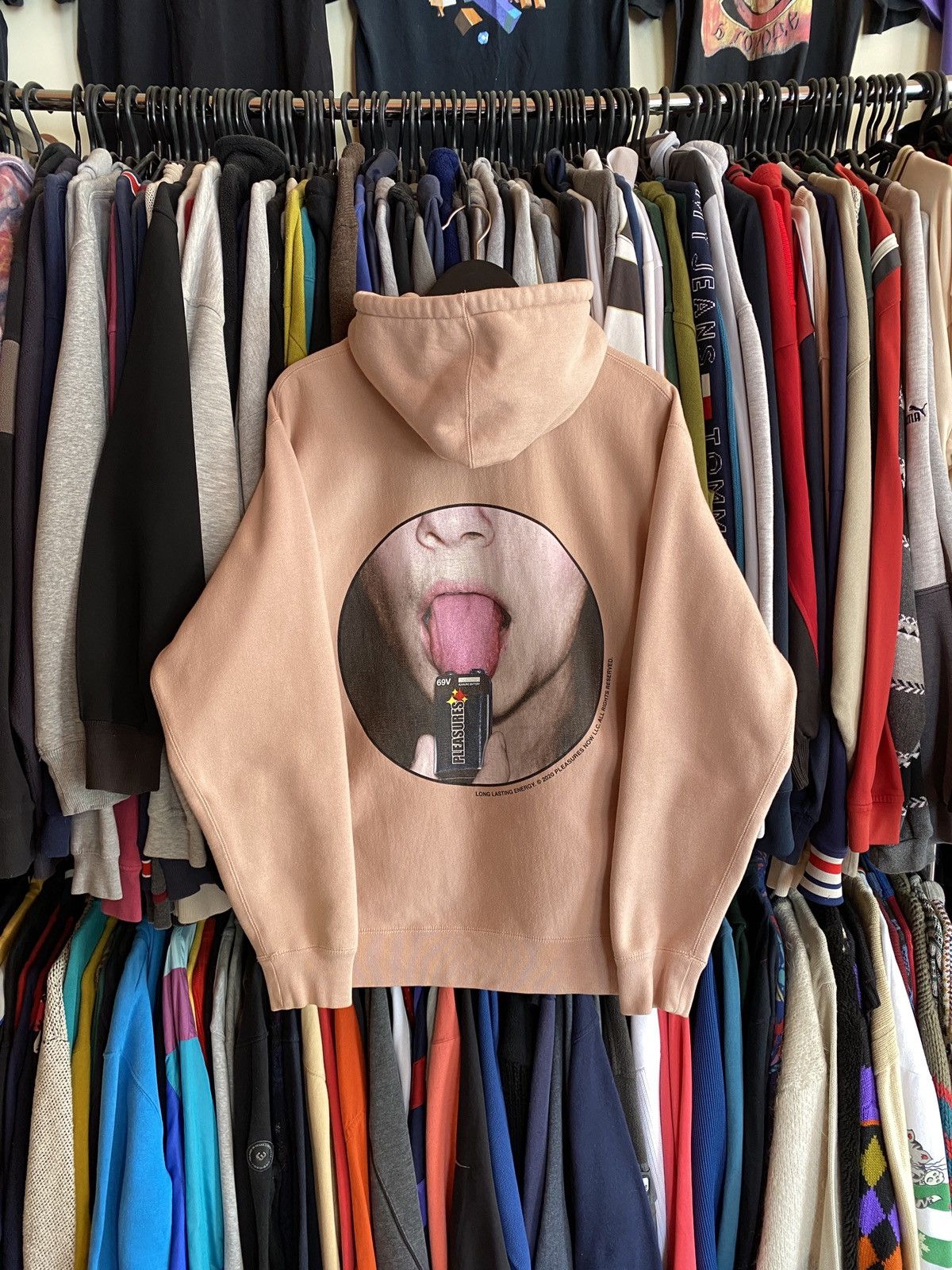 Pleasures VINTAGE PLEASURES BATTERY HOODIE Y2k Size US L / EU 52-54 / 3 - 1 Thumbnail