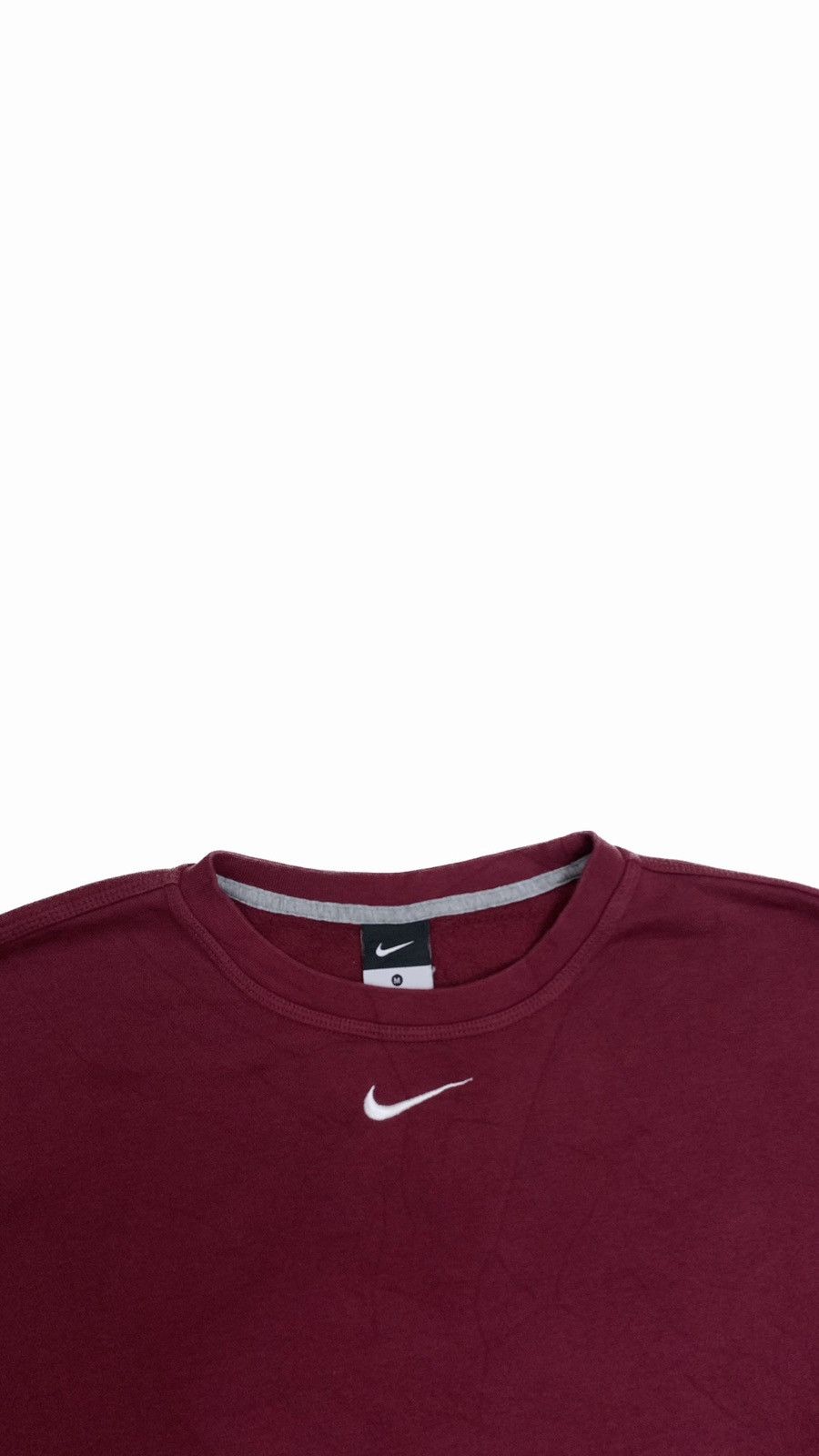 Nike × Vintage Nike Center Swoosh Logo Sweatshirt 👕 Size US M / EU 48-50 / 2 - 4 Thumbnail