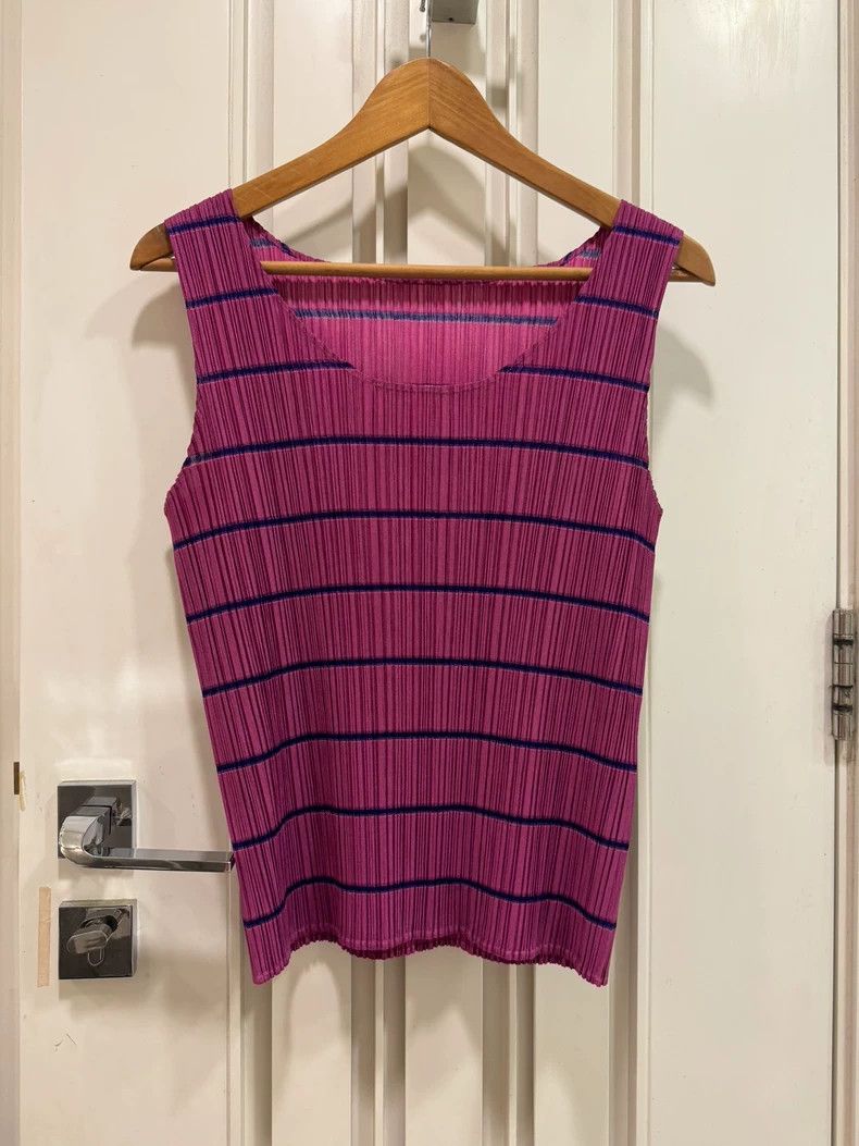 Issey Miyake Issey Miyake size:4 Pink pleated vest Size XS / US 0-2 / IT 36-38 - 1 Thumbnail