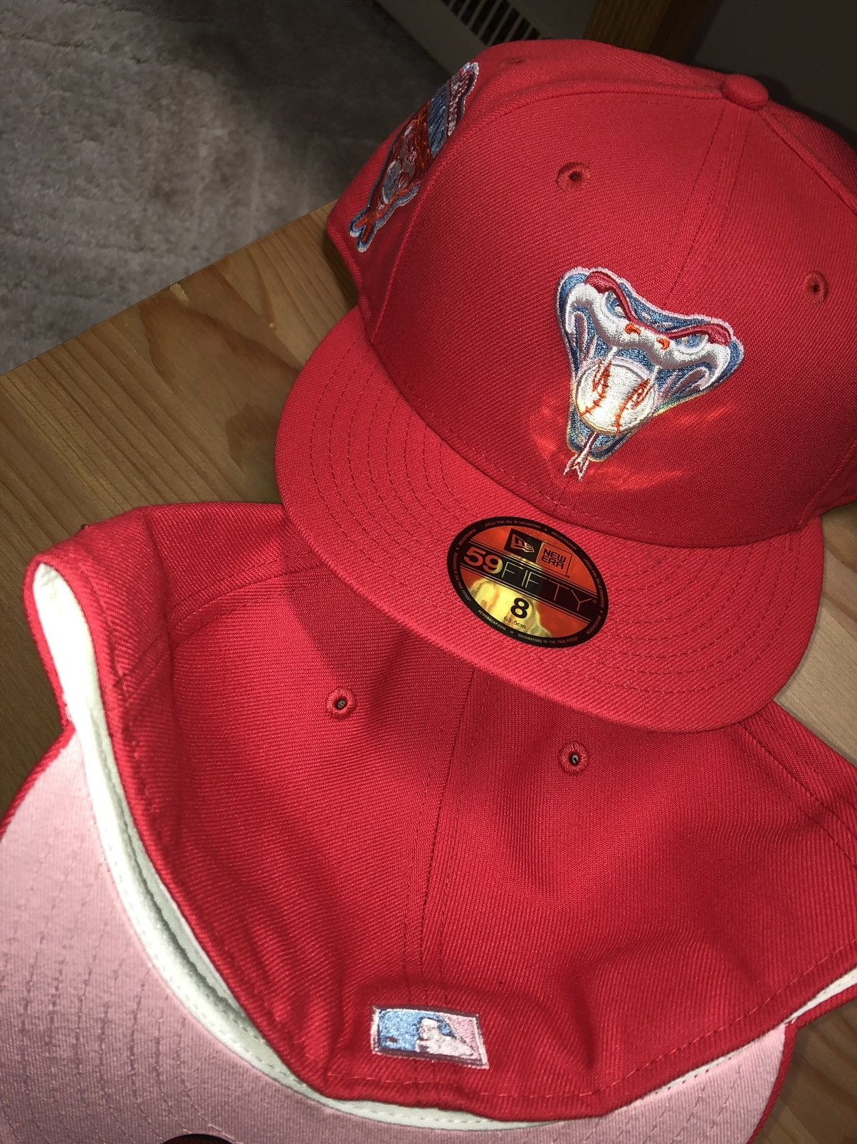 Infrared Slay Coll. Diamondbacks New Era 59FIFTY Hat Lava Red
