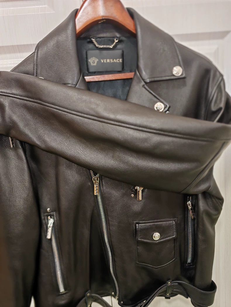 Versace Versace Nappa sheepskin leather jacket Size US L / EU 52-54 / 3 - 9 Thumbnail