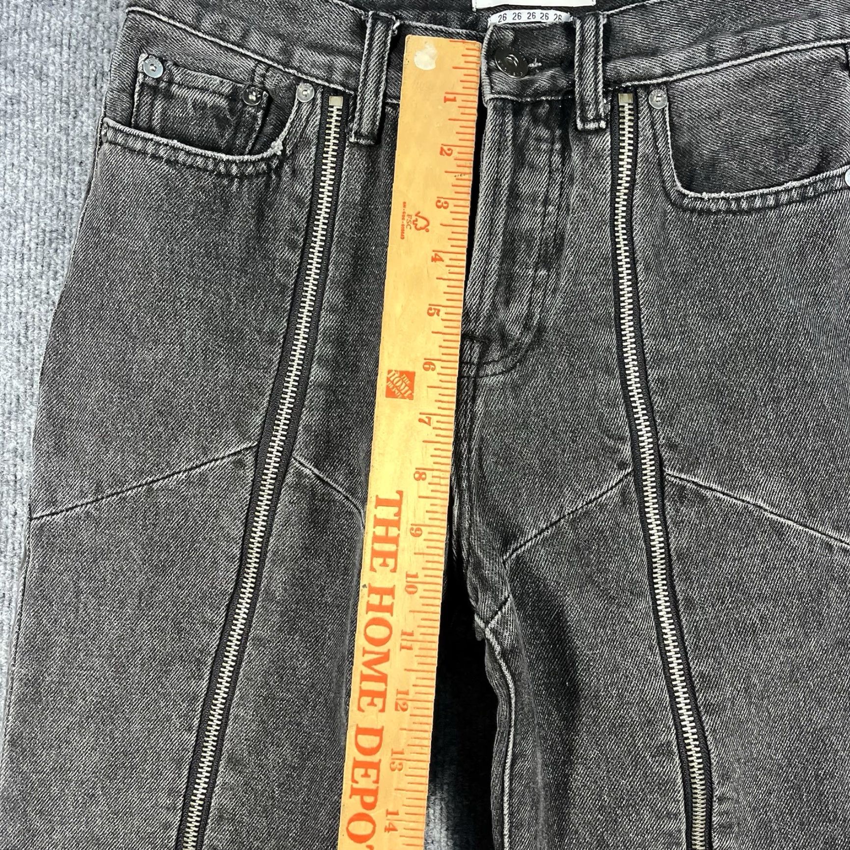 Pistola Pistola Nico High Rise Zip Up Ankle Black Wash Zipper Jeans Size 26 Women Size 26" / US 2 / IT 38 - 4 Thumbnail
