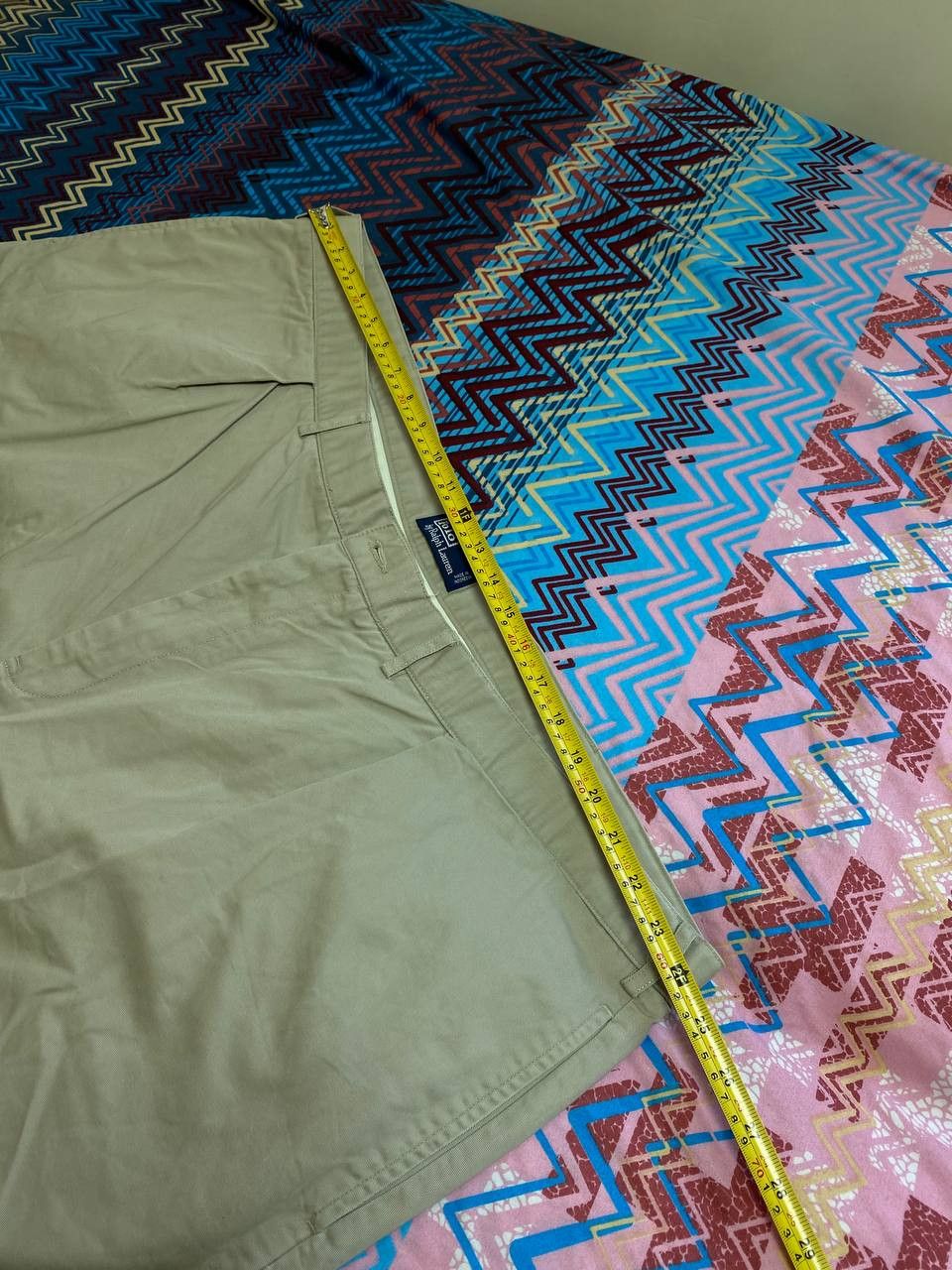 Polo Ralph Lauren × Vintage Vintage Y2K Polo Pleated Tyler Shorts in Khaki Size US 34 / EU 50 - 10 Thumbnail