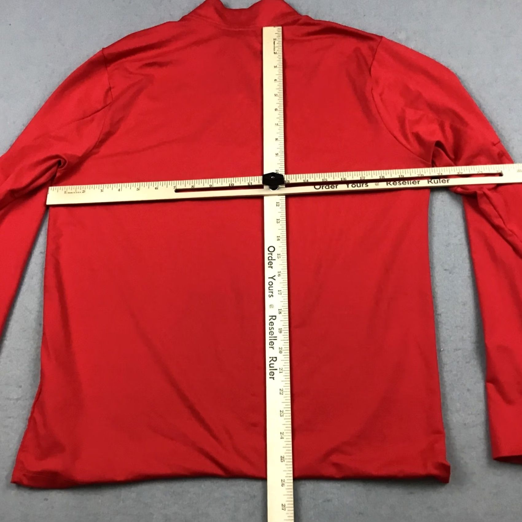 Nike Nike Sweater Men Medium Red Solid 1/4 Zip Pullover Dri Fit Swoosh Logo Casual Activewear Running | Mens Size US M / EU 48-50 / 2 - 4 Thumbnail
