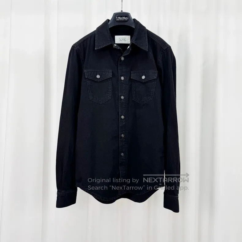 Givenchy Givenchy Rainbow Embroidered Letter Denim Shirt (Size XS) Size US XS / EU 42 / 0 - 1 Thumbnail