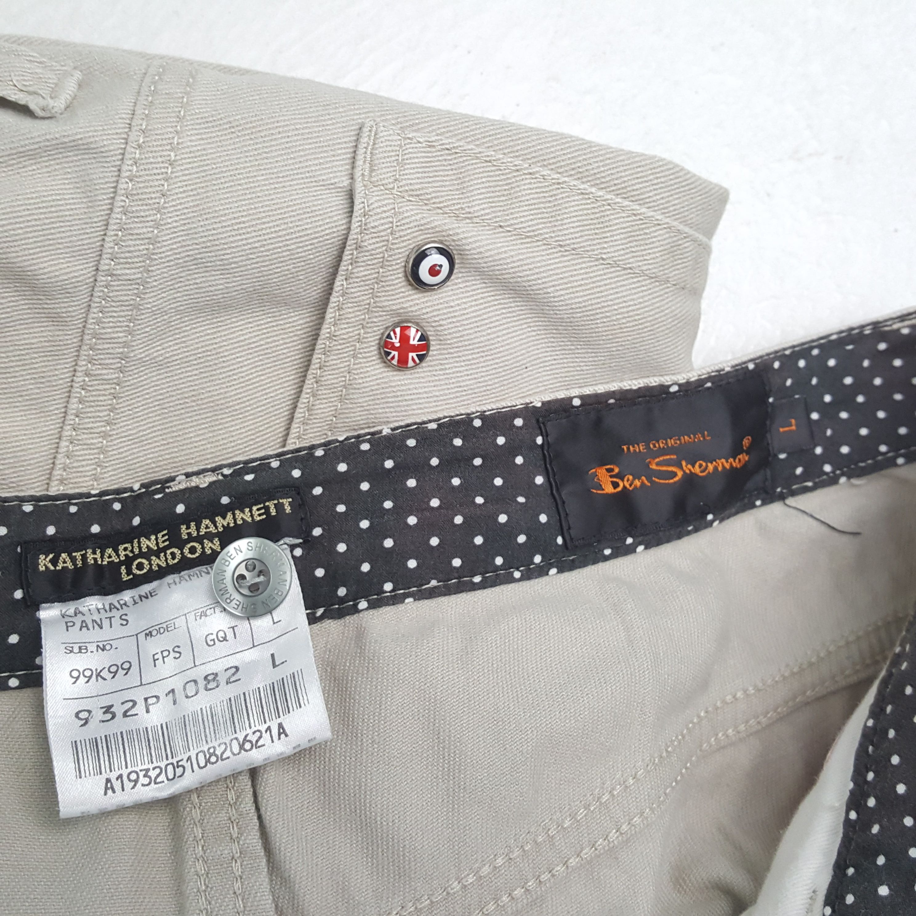 Ben Sherman × Katharine Hamnett London × Vintage KATHARINE HAMNET LONDON Ben Sherman Pants Size US 32 / EU 48 - 14 Thumbnail