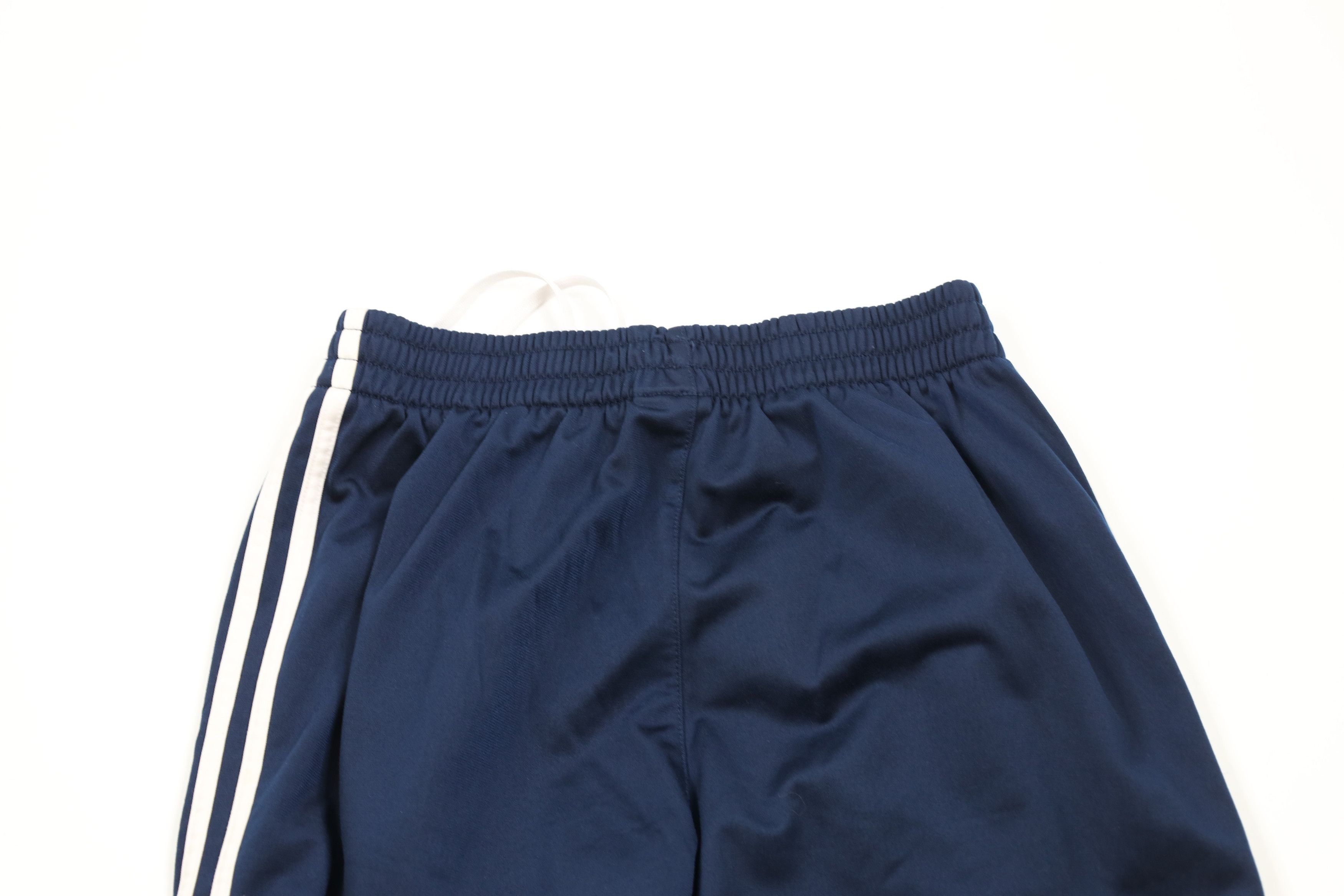 Adidas × Vintage Vintage Adidas Striped Wide Leg Sweatpants Pants Navy Blue Size US 34 / EU 50 - 13 Thumbnail