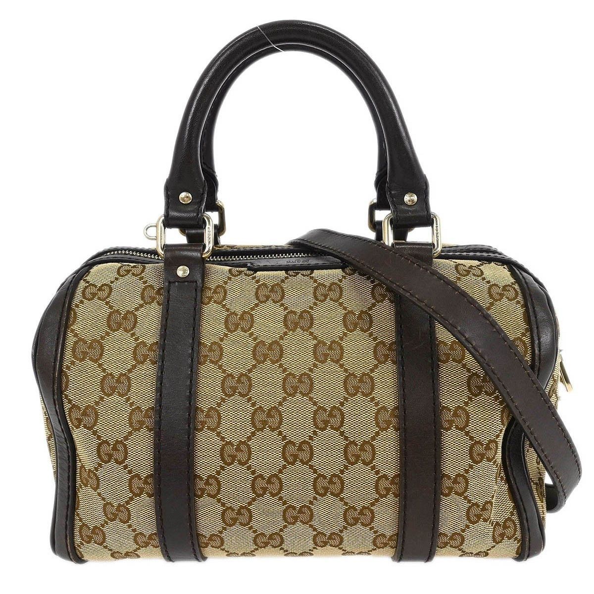 Gucci Gucci Abbey Boston Bag GG Canvas Size ONE SIZE - 1 Thumbnail