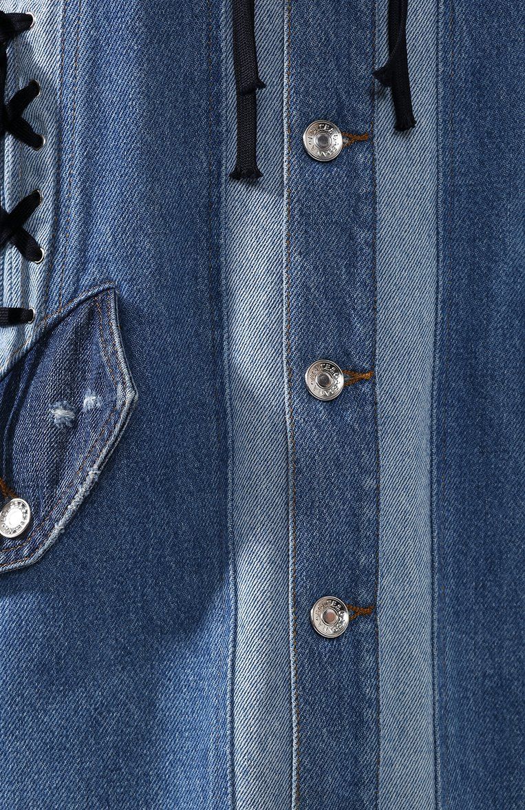Dolce & Gabbana o1y0825 Denim Jacket in Blue Size M / US 6-8 / IT 42-44 - 4 Thumbnail