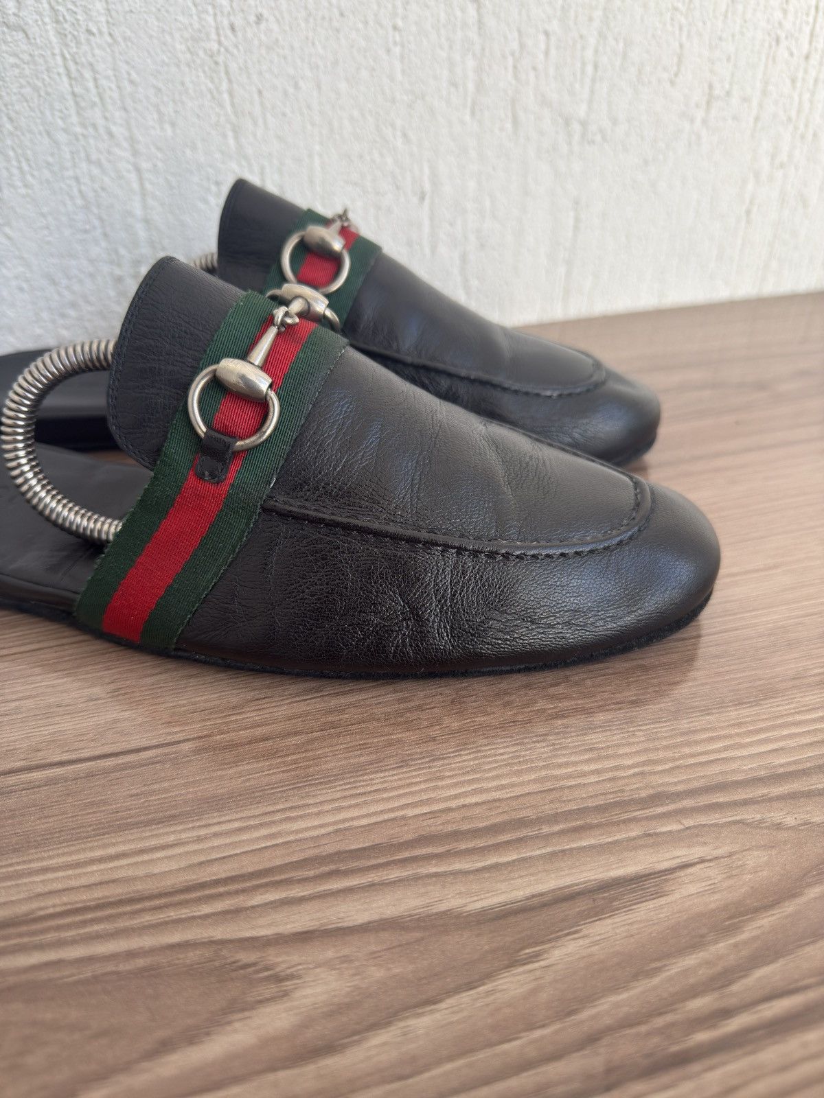 Gucci Princetown horsebit web Sandals Size US 8 / EU 41 - 9 Thumbnail