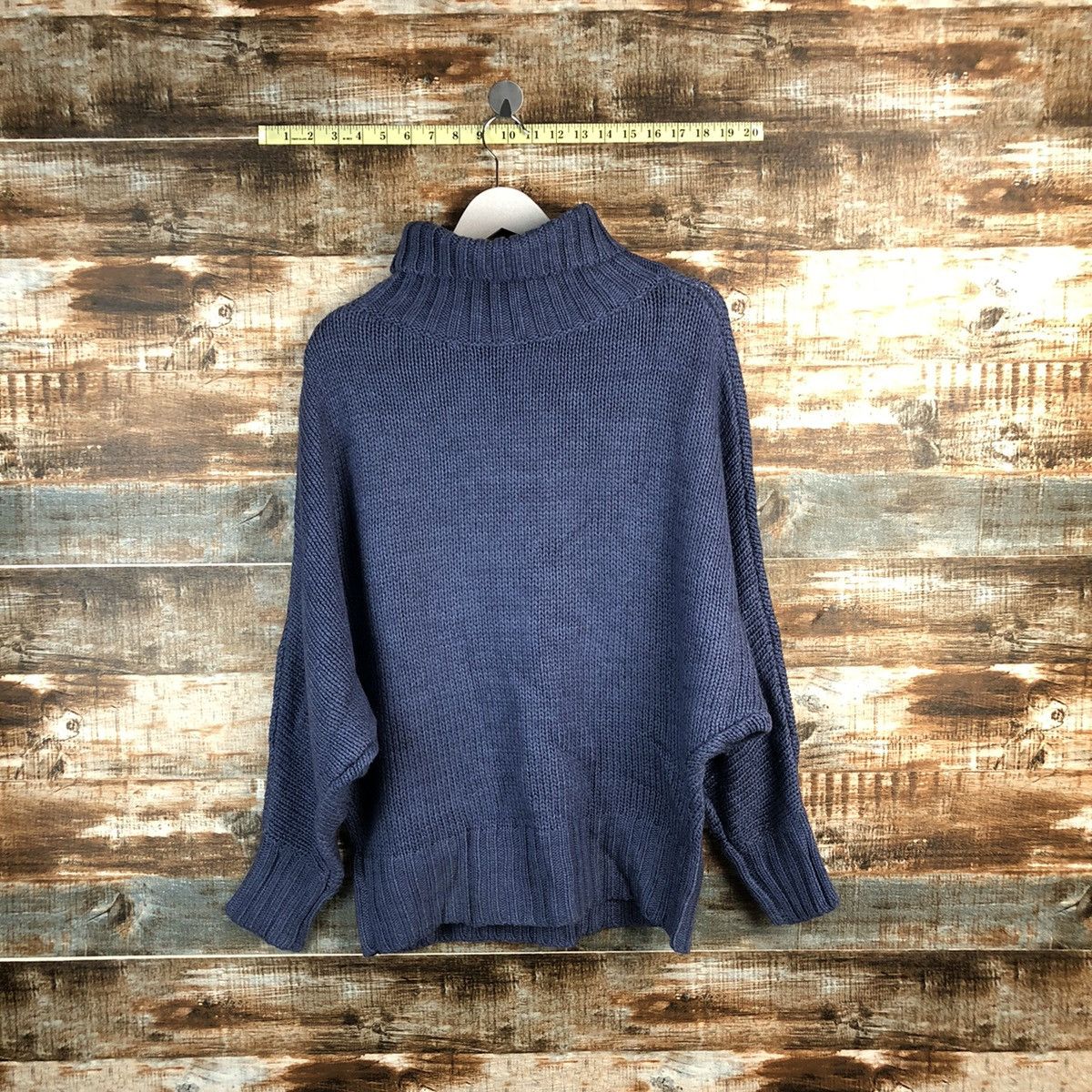 Japanese Brand Croisiere Dark Blue Knitwear sweatshirt #A1280 Size US M / EU 48-50 / 2 - 13 Thumbnail