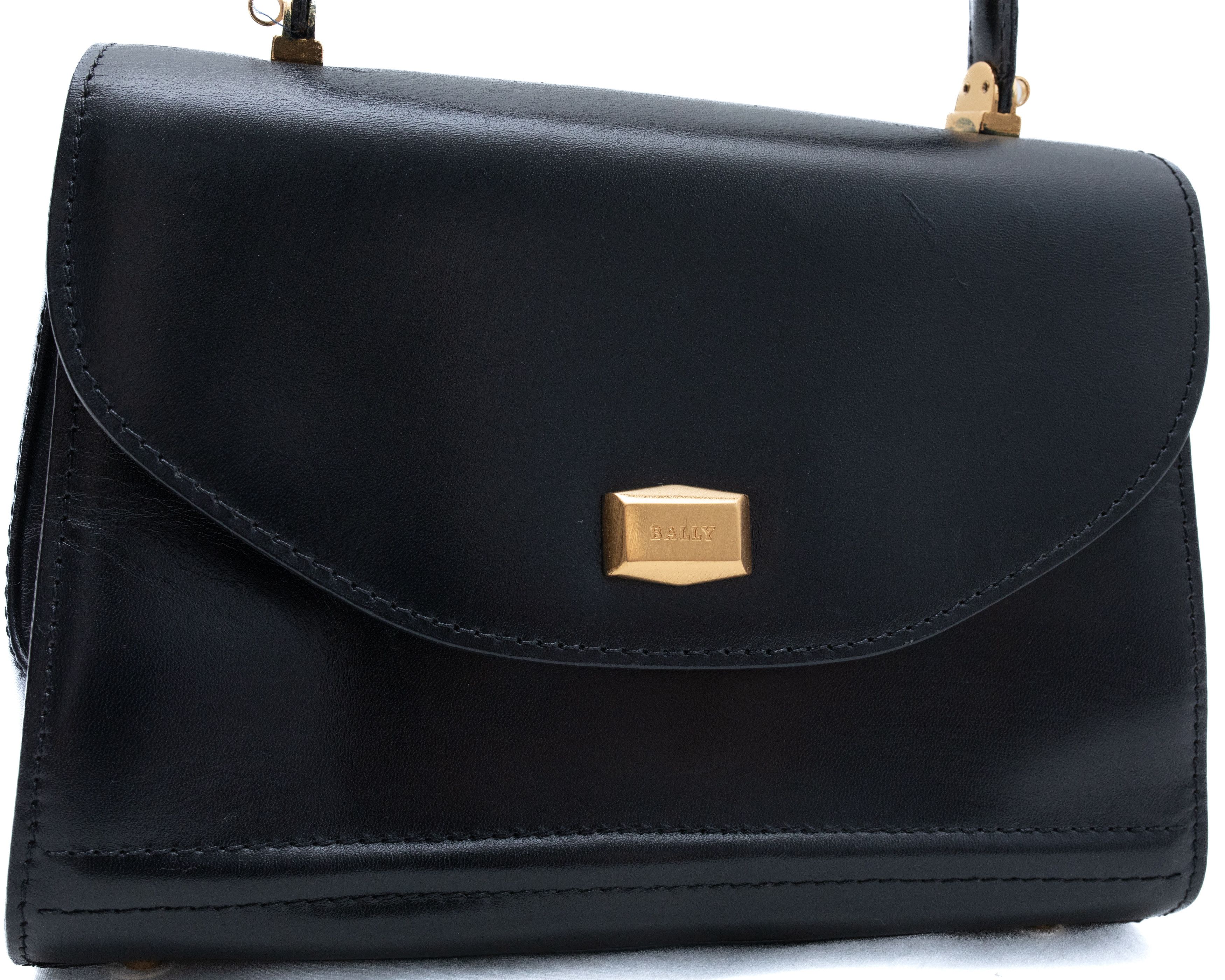 Bally *No Tariff* BALLY Vintage Leather Top Handle Bag Size ONE SIZE - 2 Thumbnail