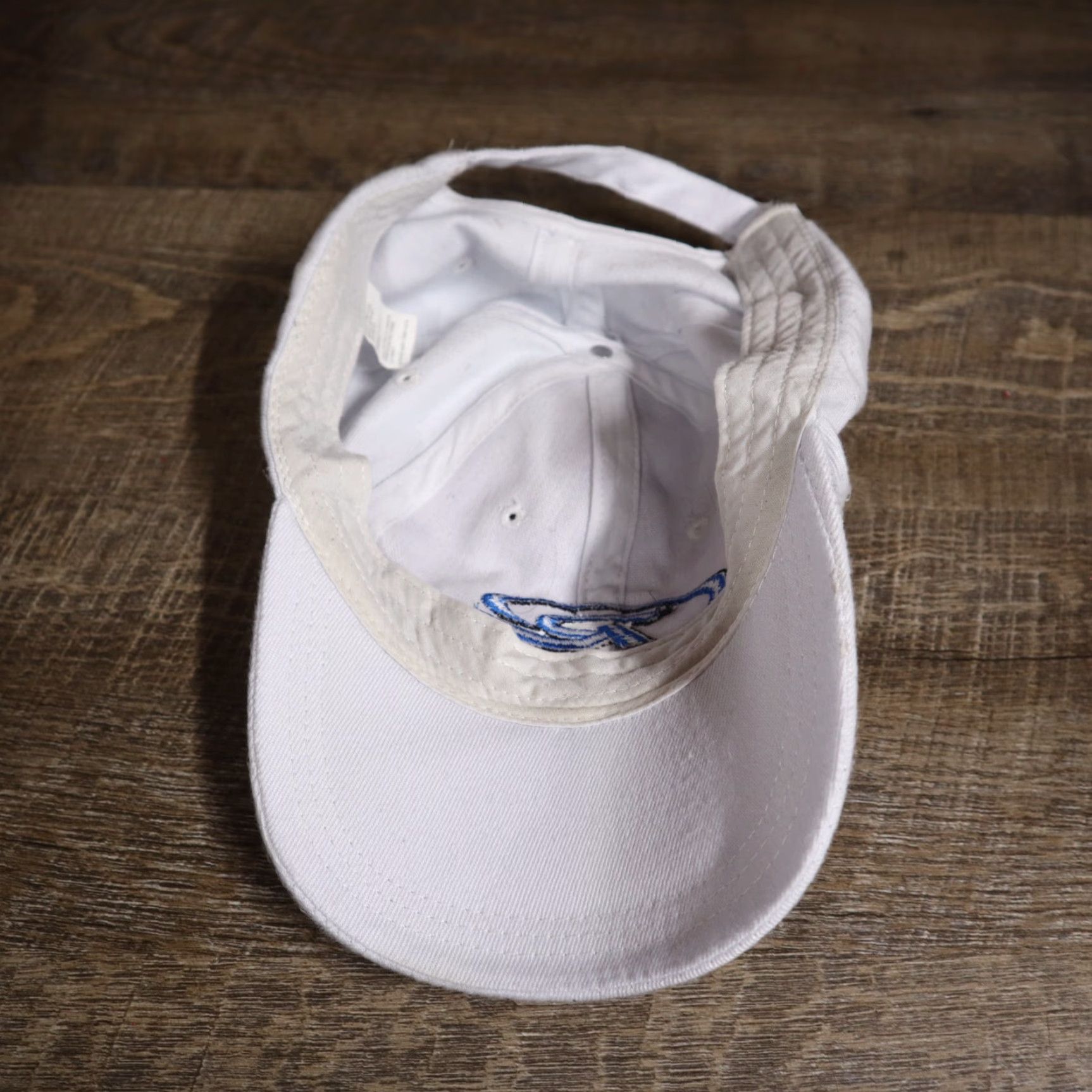 Vintage Ingersoll Hat Baseball Cap White Blue Logo Adjustable Adult Size ONE SIZE - 5 Thumbnail