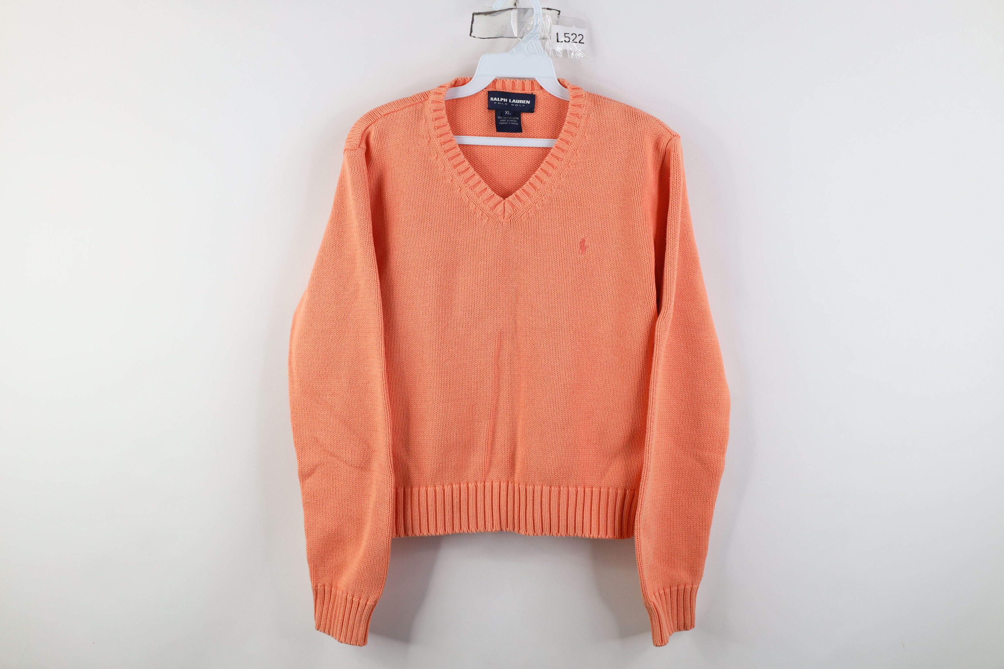 Ralph Lauren Vintage 90s Polo Golf Ralph Lauren Knit Cropped Sweater Size XL / US 12-14 / IT 48-50 - 1 Thumbnail