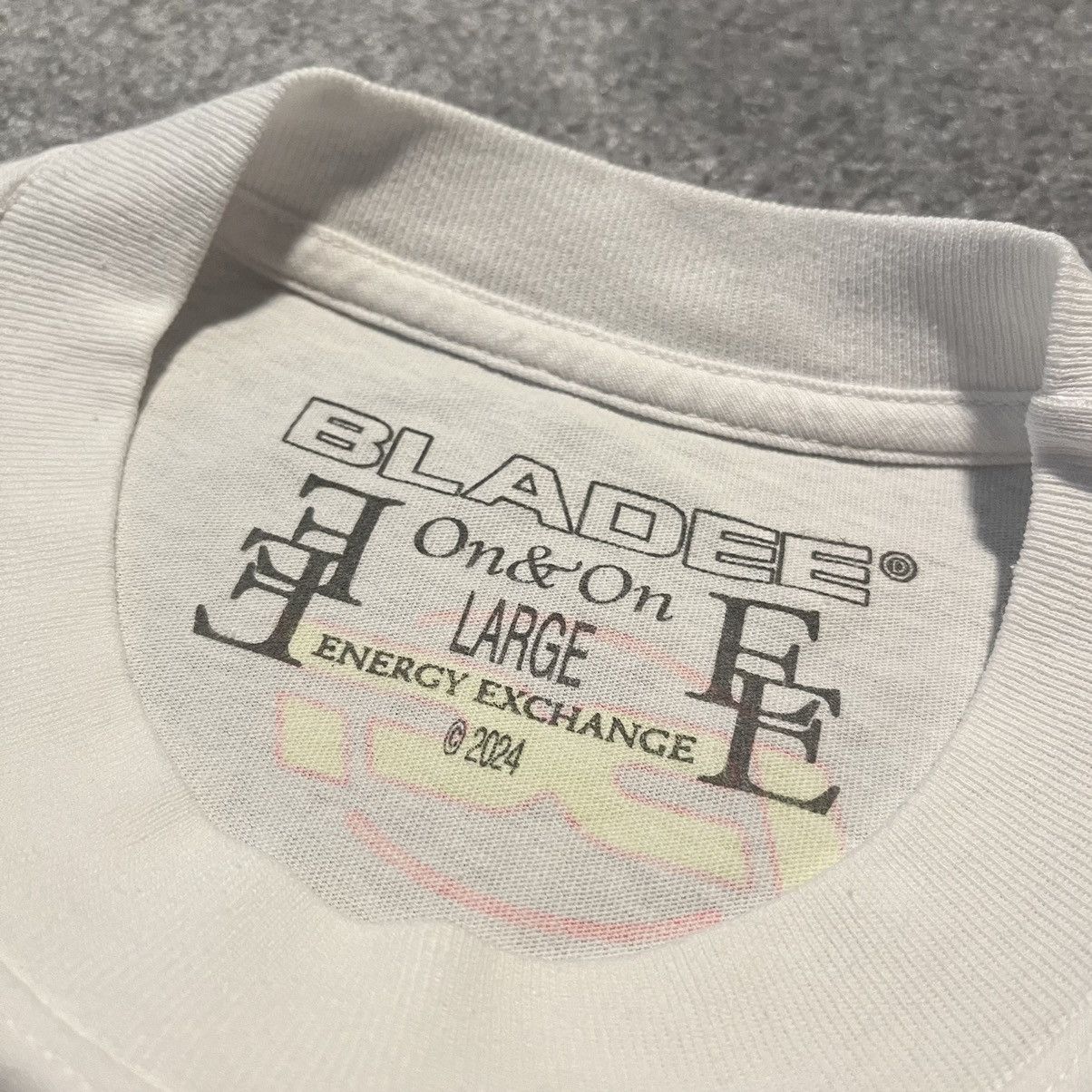 Drain Gang Bladee for Drain Gang Virus Graphic Logo Tee Shirt White New Size US L / EU 52-54 / 3 - 4 Thumbnail