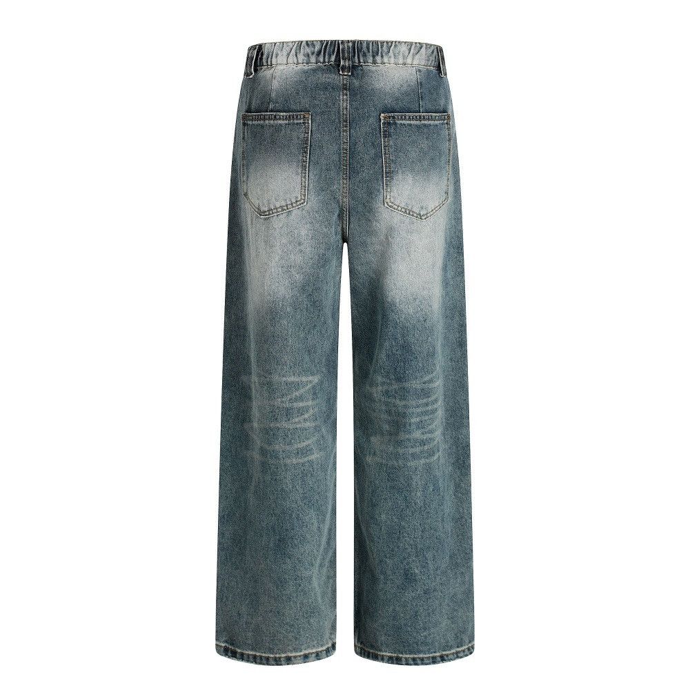 Jean Punk American Retro Washed Jeans Size US 32 / EU 48 - 2 Thumbnail