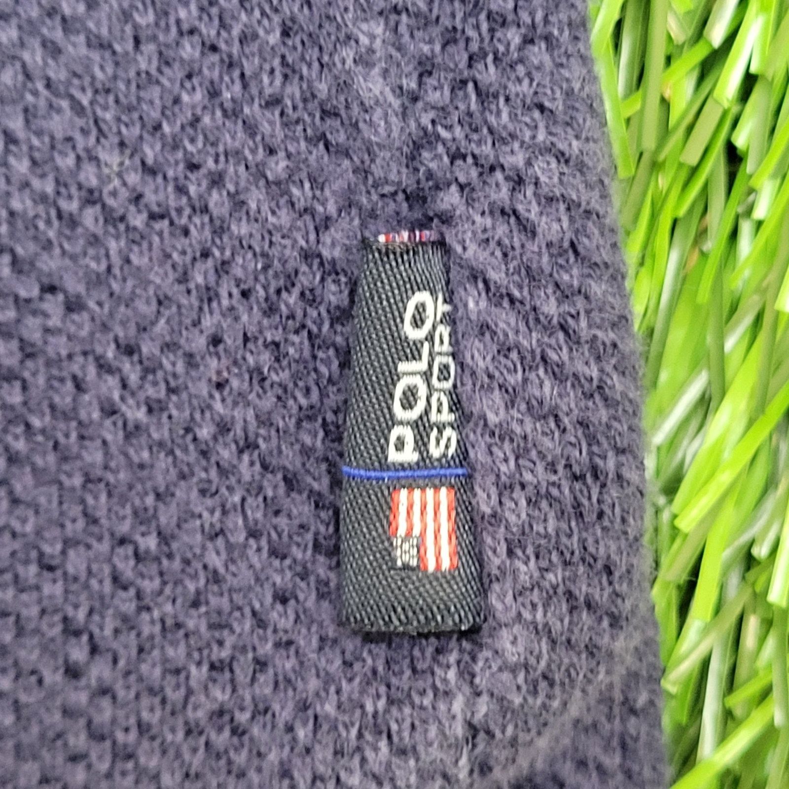 Ralph Lauren Vintage Y2K RL Polo-Sport Polo Shirt Medium 21x27 Navy-Blue Size US M / EU 48-50 / 2 - 4 Thumbnail