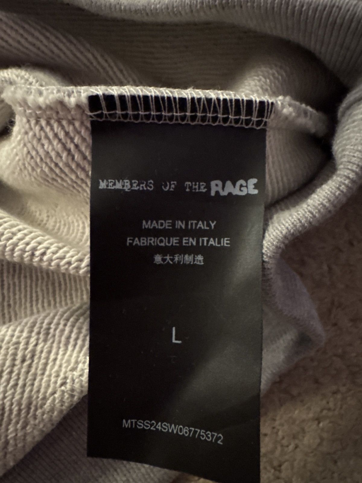 Designer Members of the Rage Off Pocket Hoodie Large Size US L / EU 52-54 / 3 - 6 Thumbnail