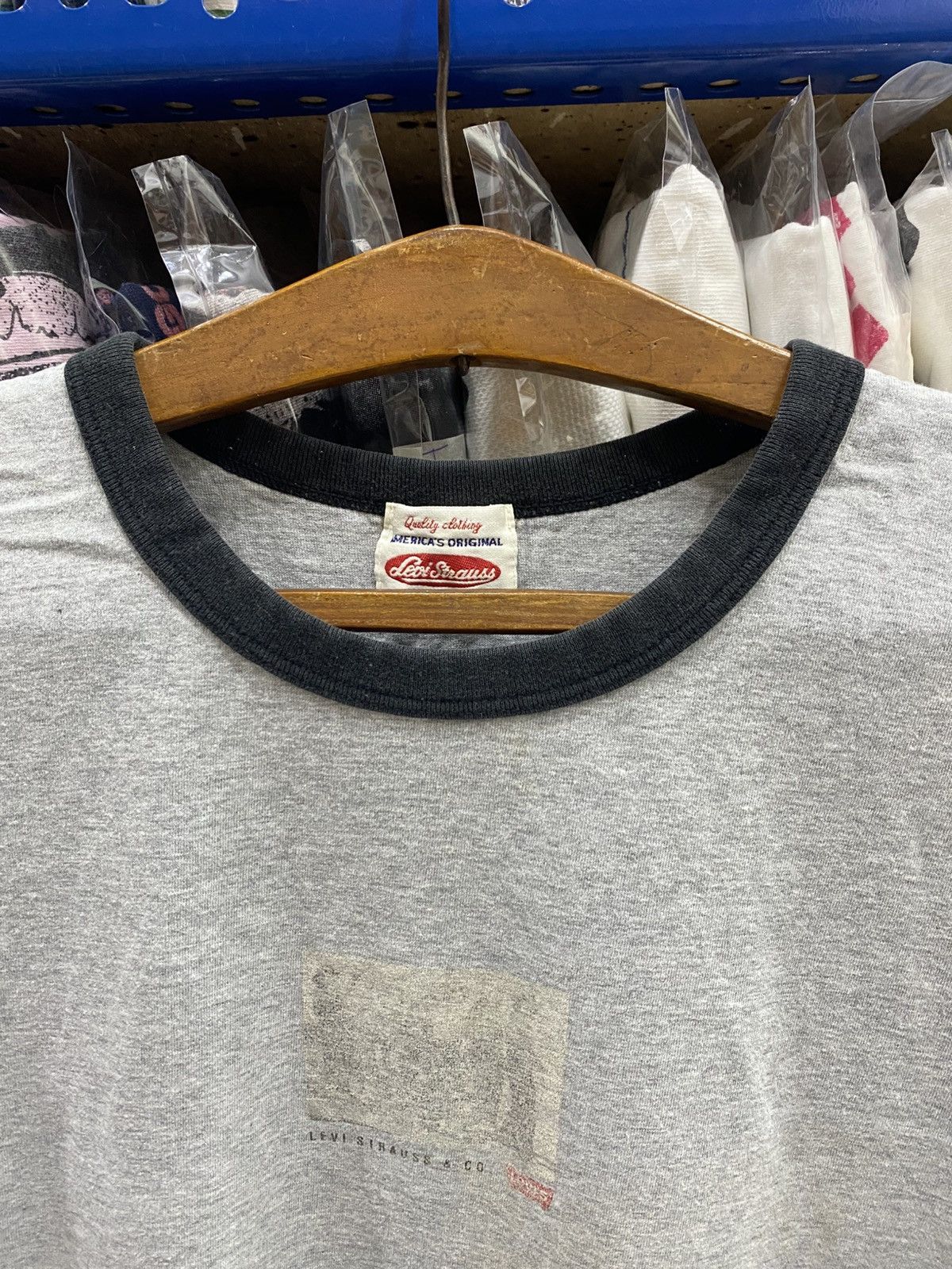 Levi's VINTAGE LEVIS RINGER TSHIRT Size US M / EU 48-50 / 2 - 4 Thumbnail