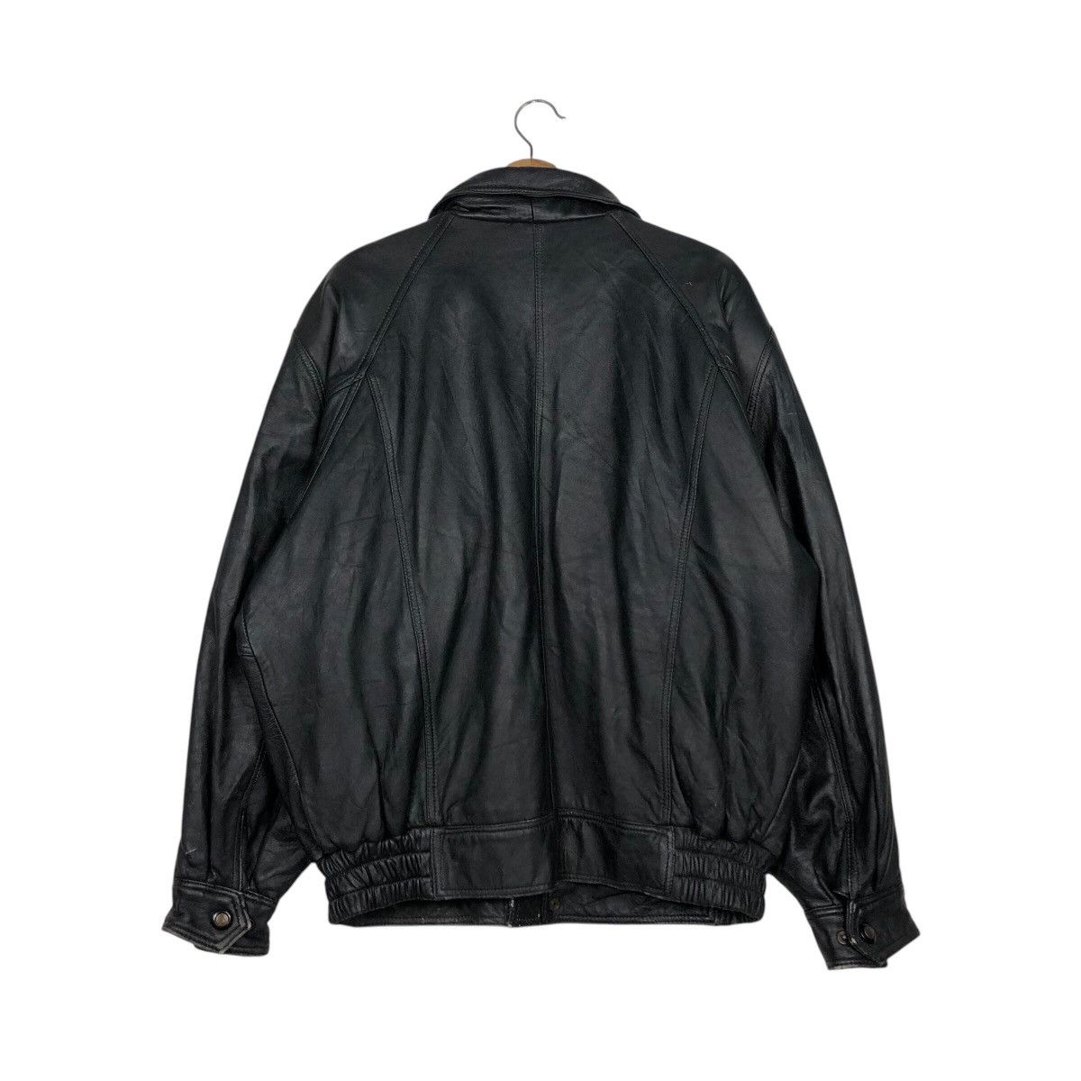 Japanese Brand × Vintage 📌Vintage Biker Leather Jacket MT Legend Choei Issey Miyake Size US L / EU 52-54 / 3 - 9 Thumbnail