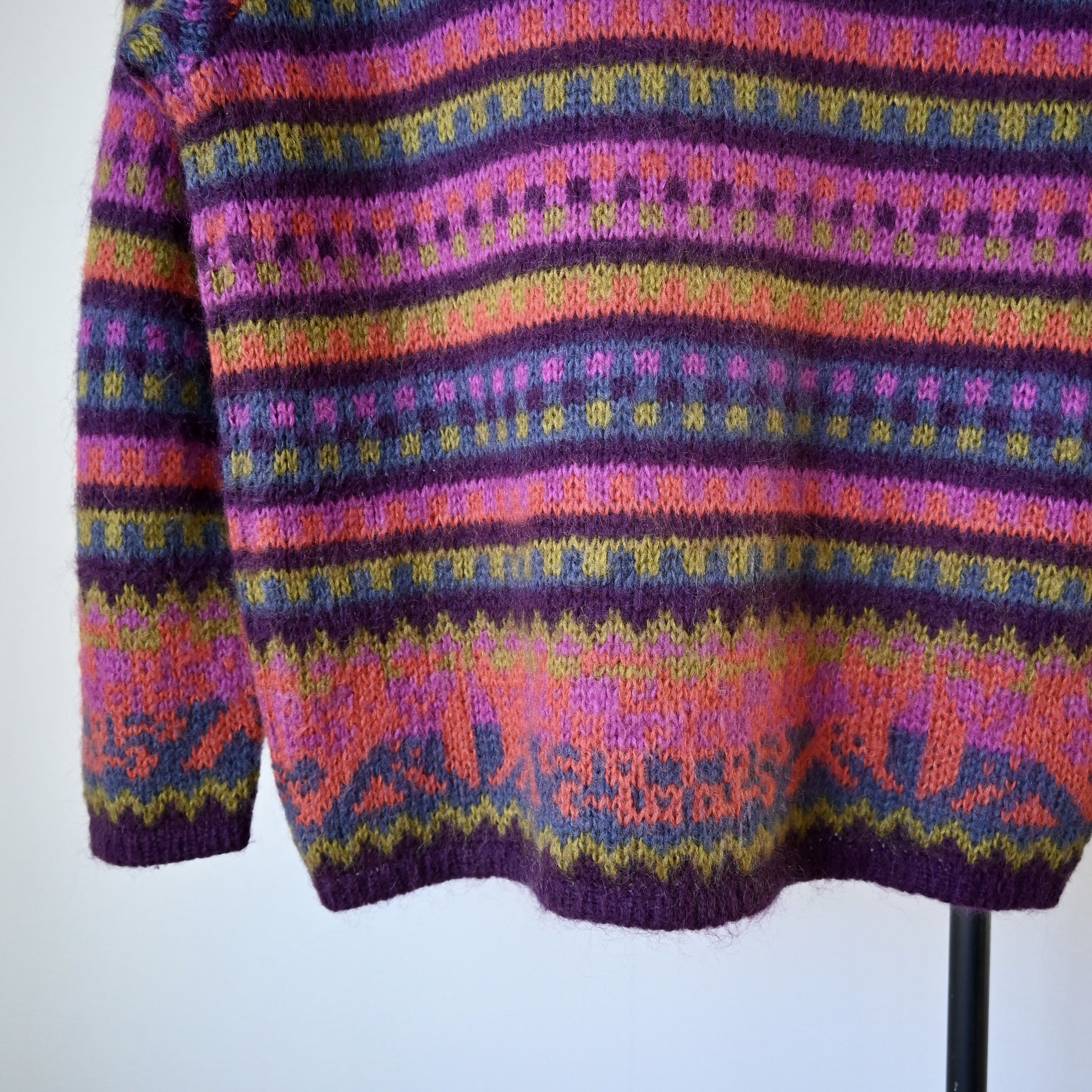 United Colors Of Benetton VTG United Colors of Benetton mohair-blend sweater, 46 Size M / US 6-8 / IT 42-44 - 5 Thumbnail