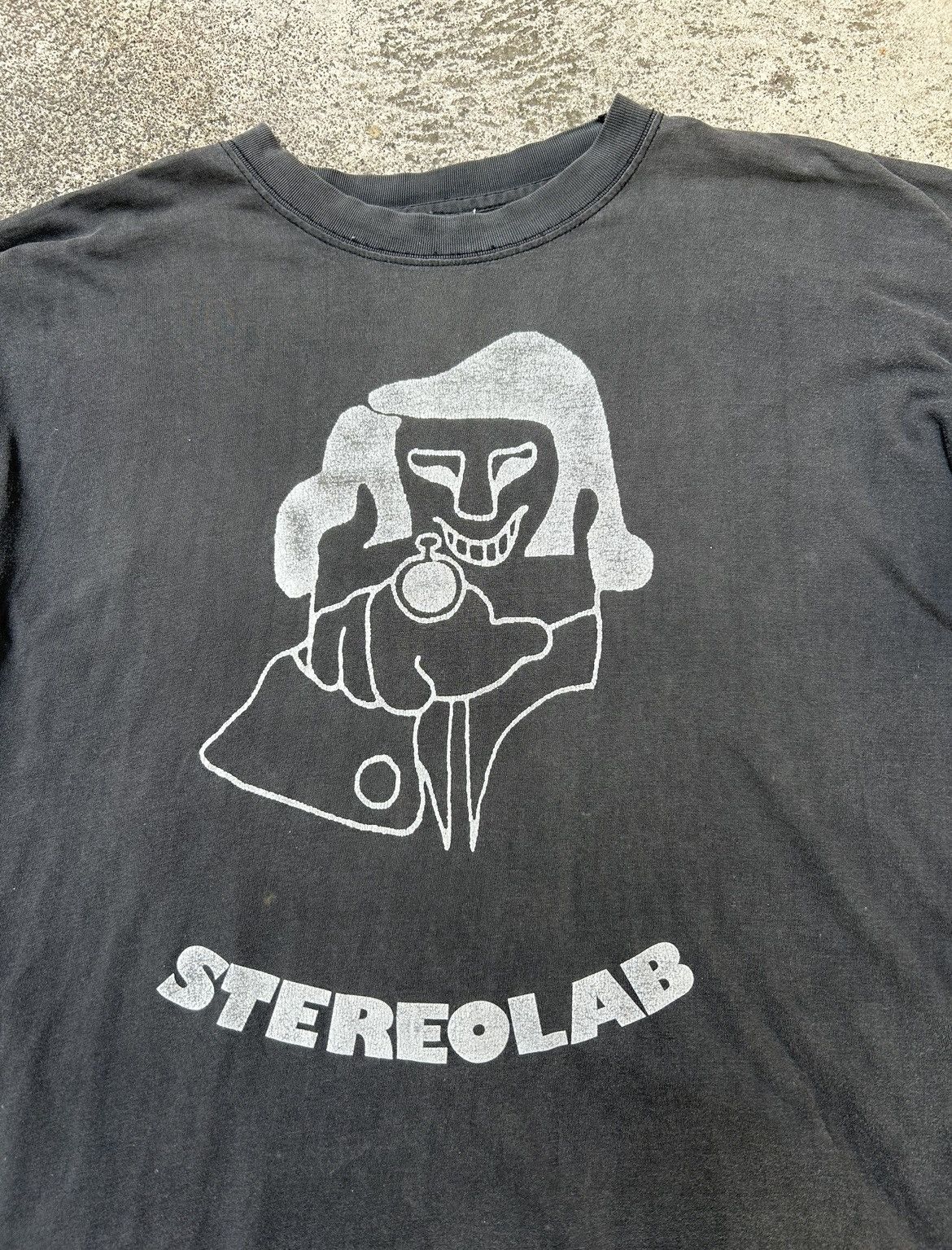image of Vintage 90’S Stereolab Alternative Indie Rock Band T Shirt in Black, Men's (Size XL)