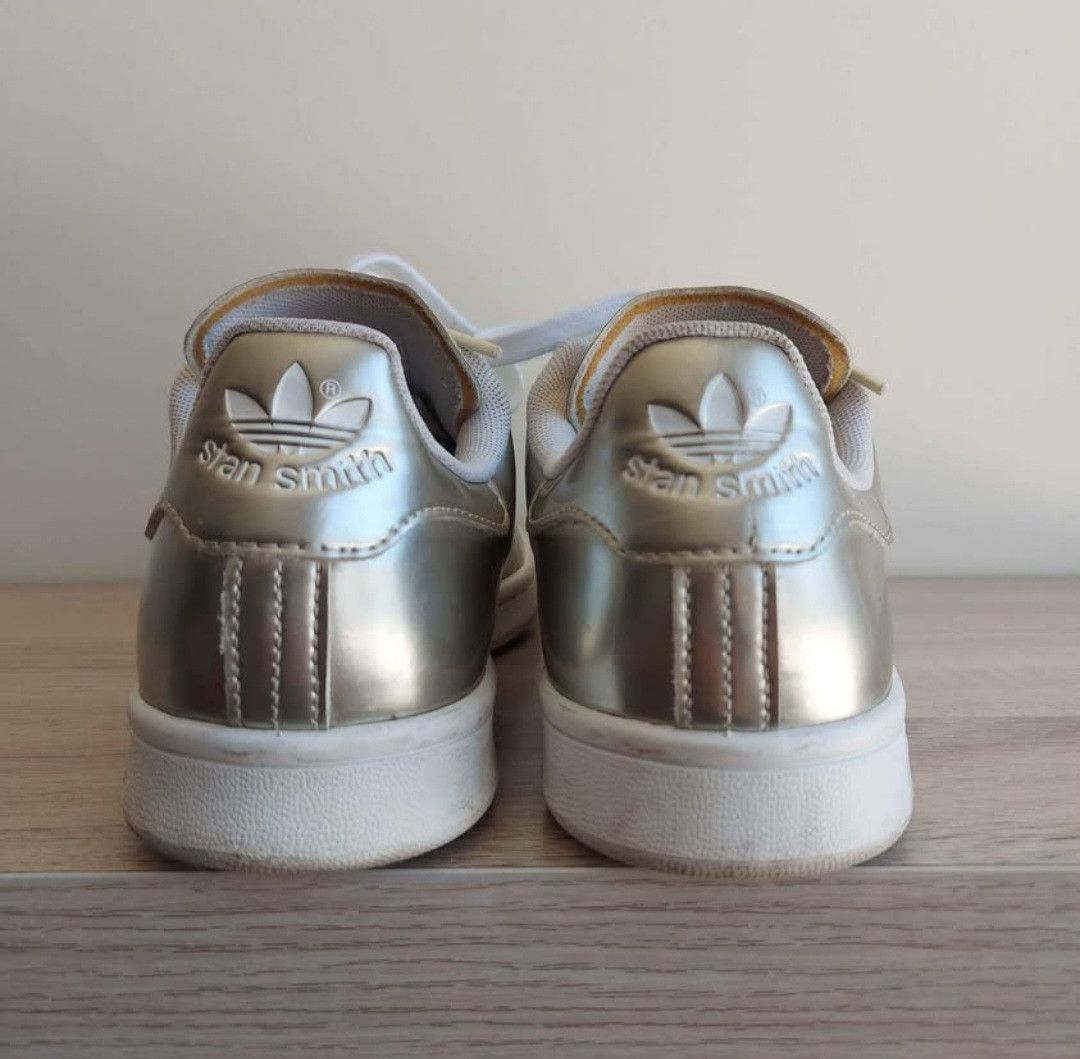 Adidas Adidas Stan Smith silver metallic Size US 8.5 / IT 38.5 - 6 Thumbnail