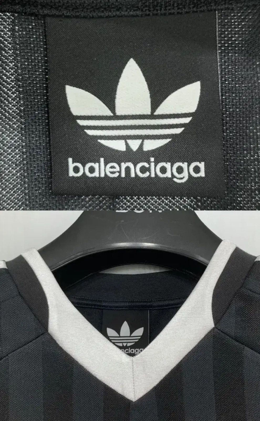 Balenciaga Balenciaga x Adidas Football Jersey Tee Size US XL / EU 56 / 4 - 4 Thumbnail