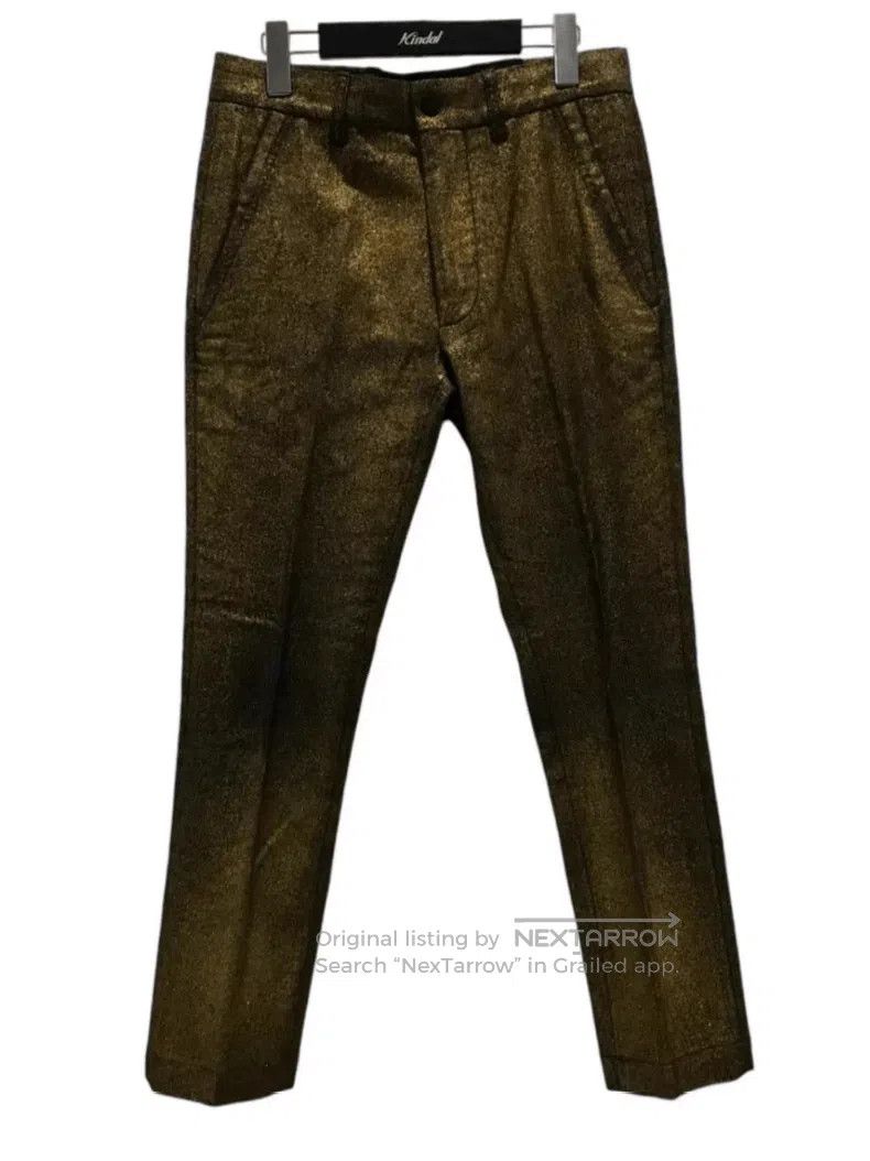 Ann Demeulemeester Ann Demuelemeester Gold Shimmer Pants XS. Size US 26 / EU 42 - 1 Thumbnail