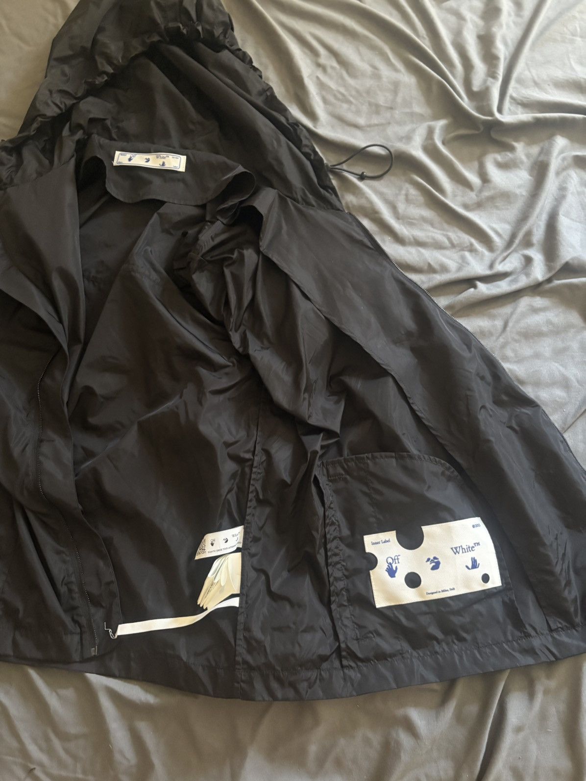 Off-White Off-White 2021 Diagonal Zip Windbreaker Size US S / EU 44-46 / 1 - 7 Thumbnail