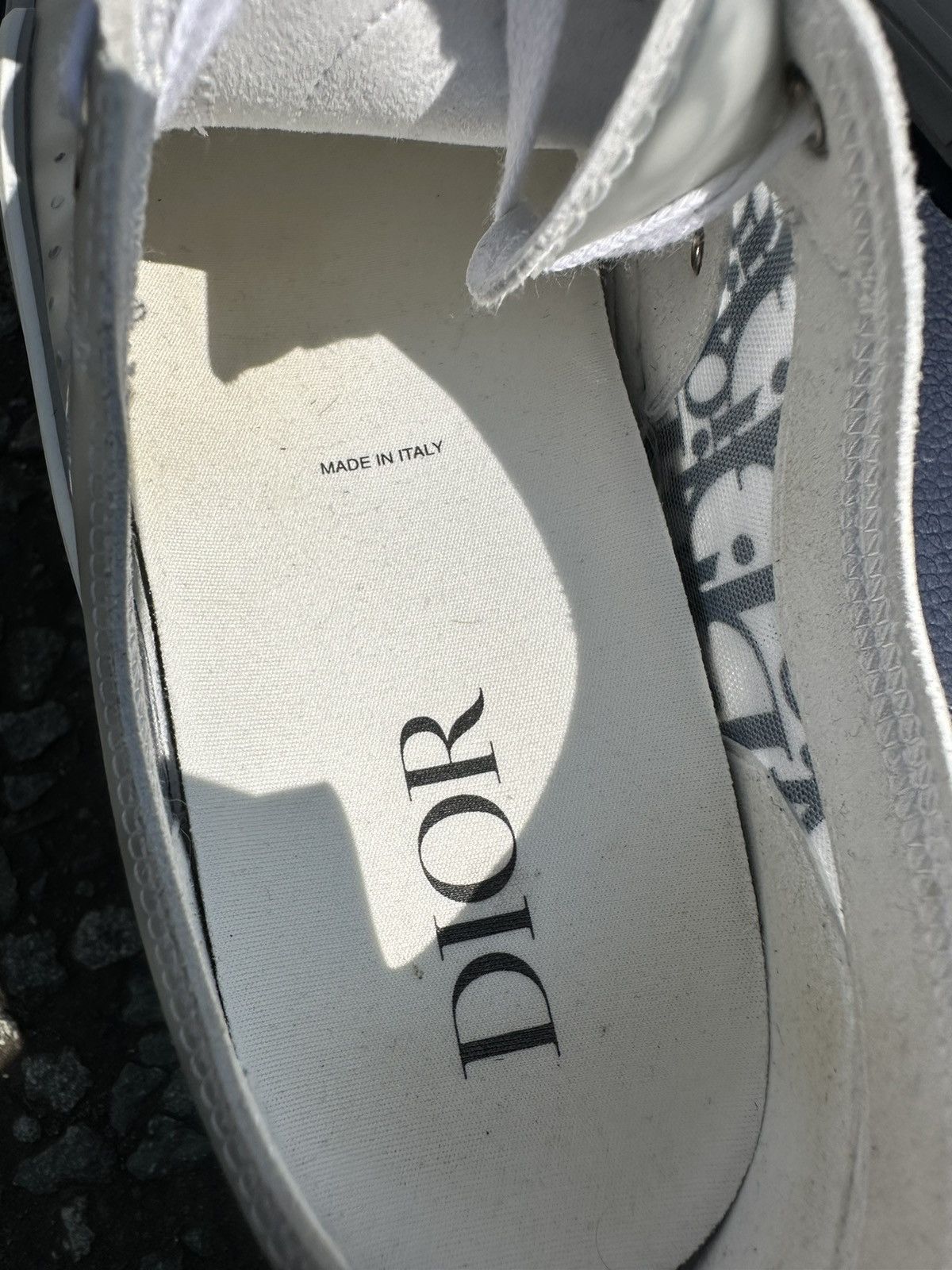 Dior Dior B23 Low White Navy Oblique Size US 10 / EU 43 - 8 Thumbnail