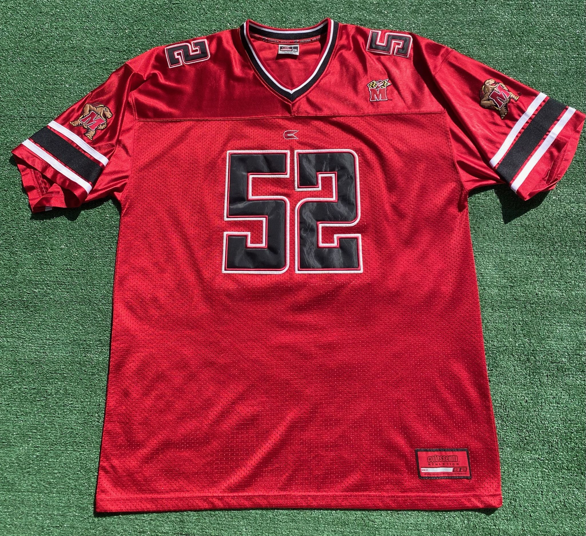 Colosseum Athletics Y2K Maryland Terrapins Stitched Football Jersey 2XL Tall Size US XXL / EU 58 / 5 - 2 Thumbnail