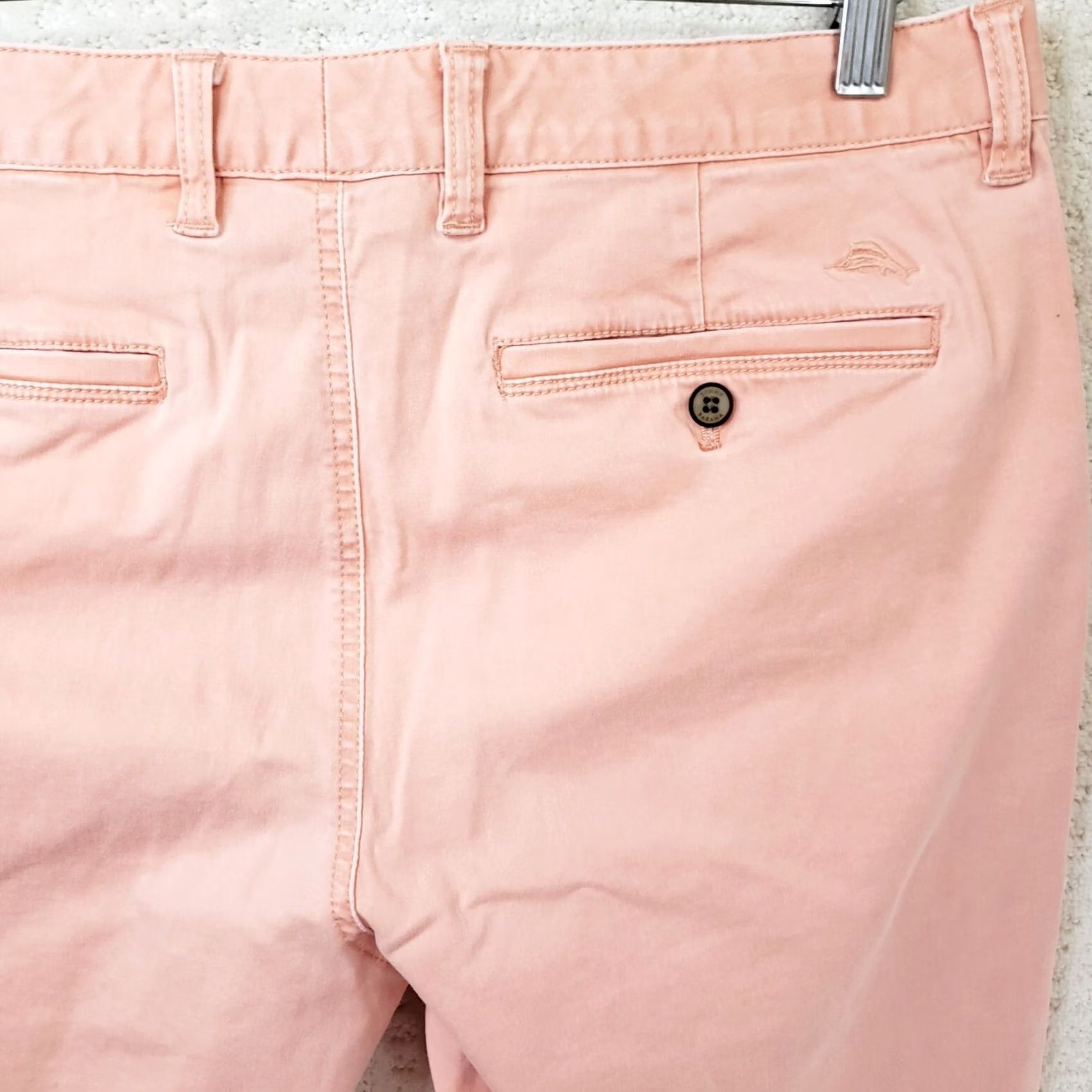 Tommy Bahama Tommy Bahama Shorts Mens 34x10 Pink Cotton Chino Size US 34 / EU 50 - 6 Thumbnail