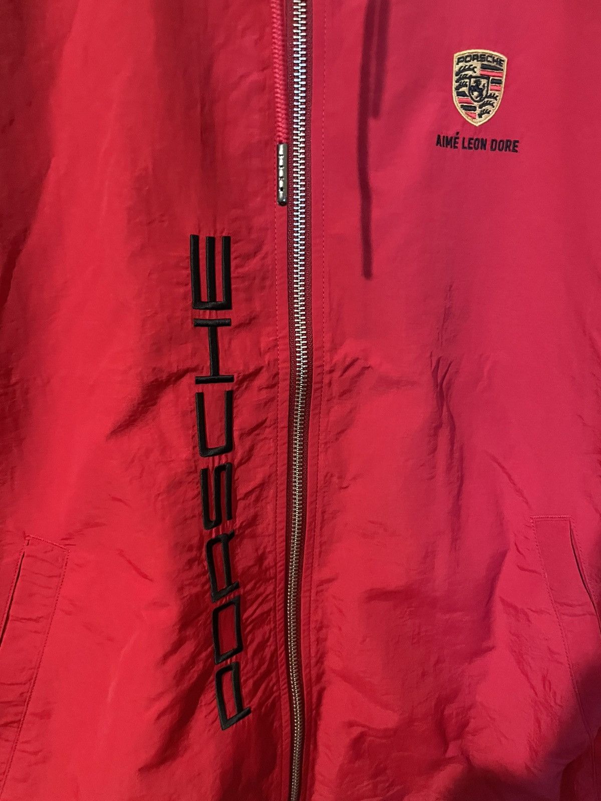 Aime Leon Dore × Porsche Design Aimé Leon Dore x Porsche Nylon Track Jacket Medium Size US M / EU 48-50 / 2 - 4 Thumbnail